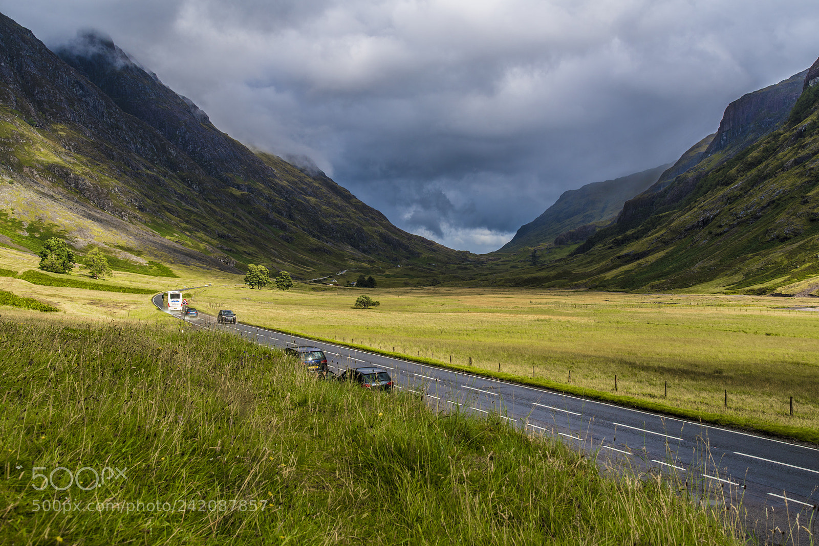 Nikon D810 sample photo. Scottish highlands-the rain stopped photography