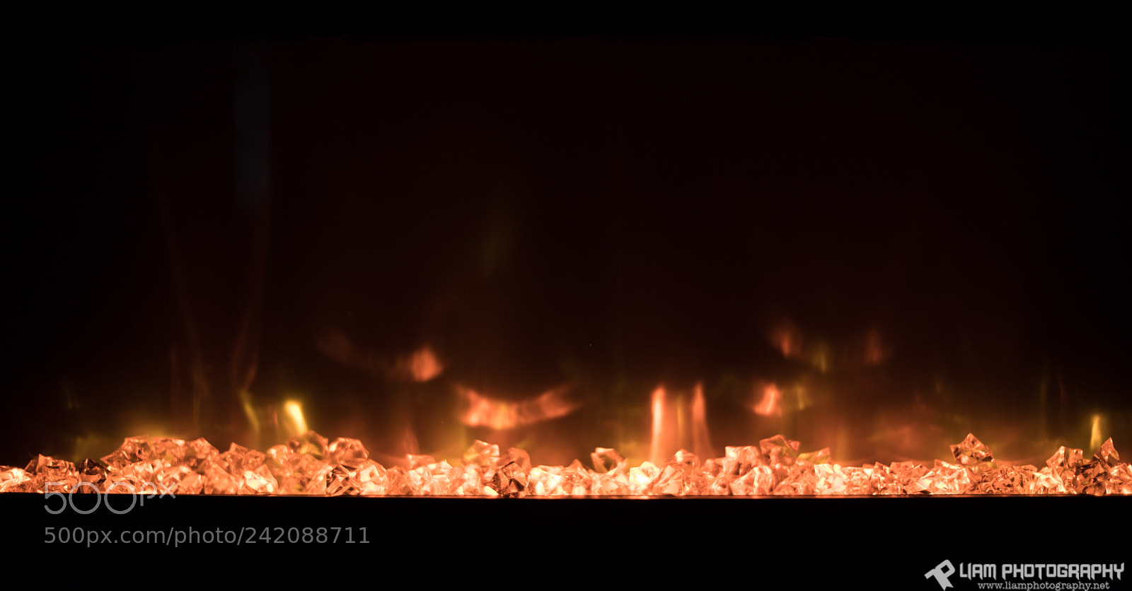 Canon EOS 6D Mark II sample photo. Led fireplace photography