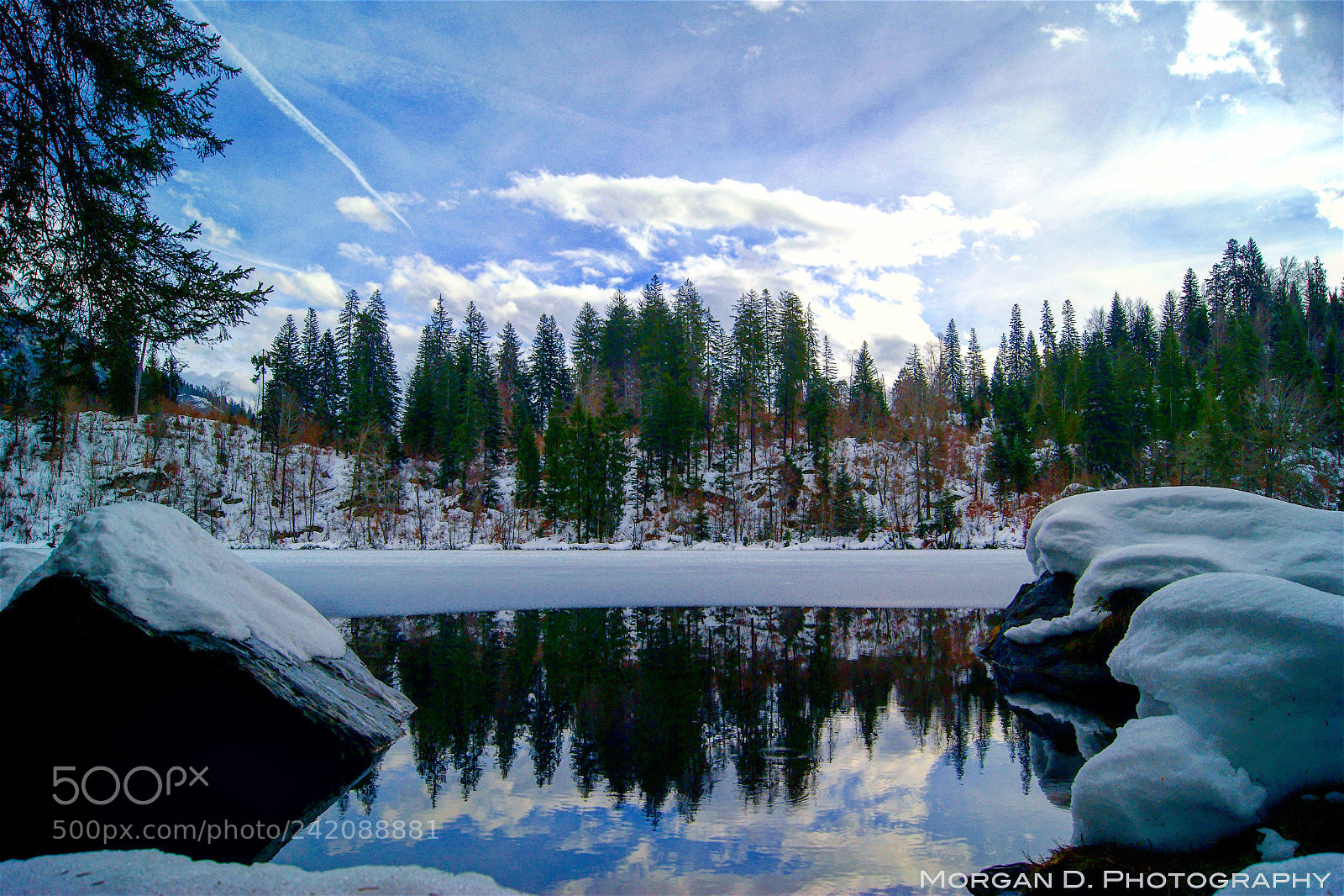 Sony Alpha DSLR-A380 sample photo. Crestasee in winter, gr photography