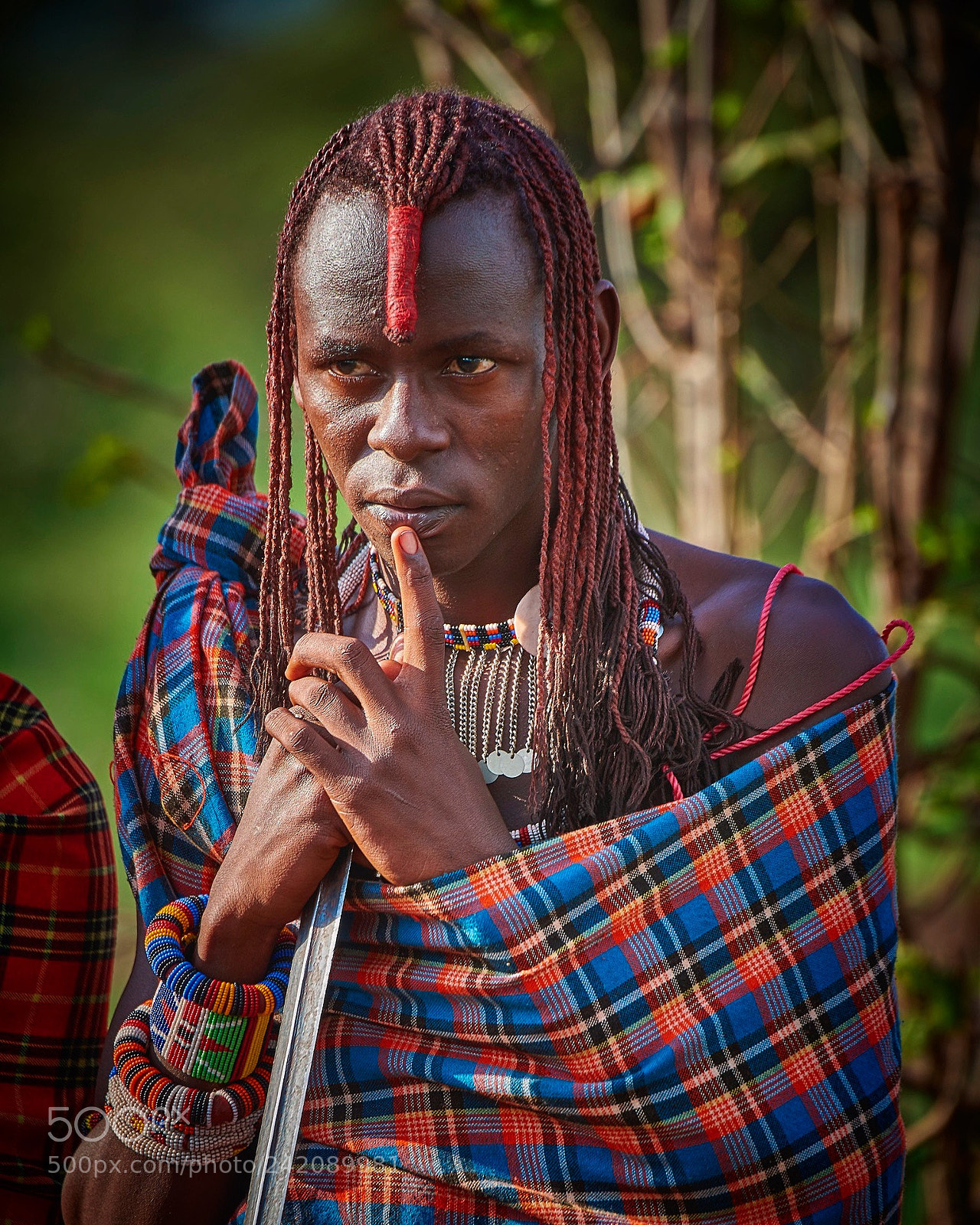 Nikon D810 sample photo. Maasai portrait photography