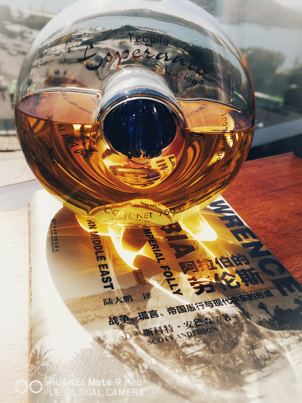 HUAWEI Mate 9 Pro sample photo. Tequila in the war photography
