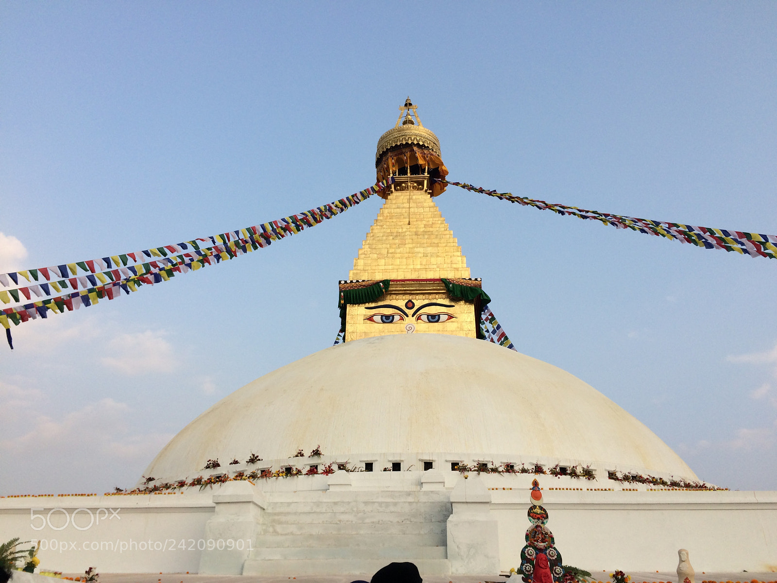 Apple iPhone 5s sample photo. Bouddhanath stupa photography