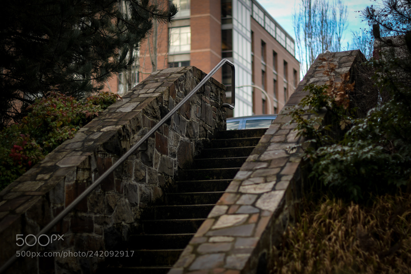 Nikon D7500 sample photo. Stairs in portland photography