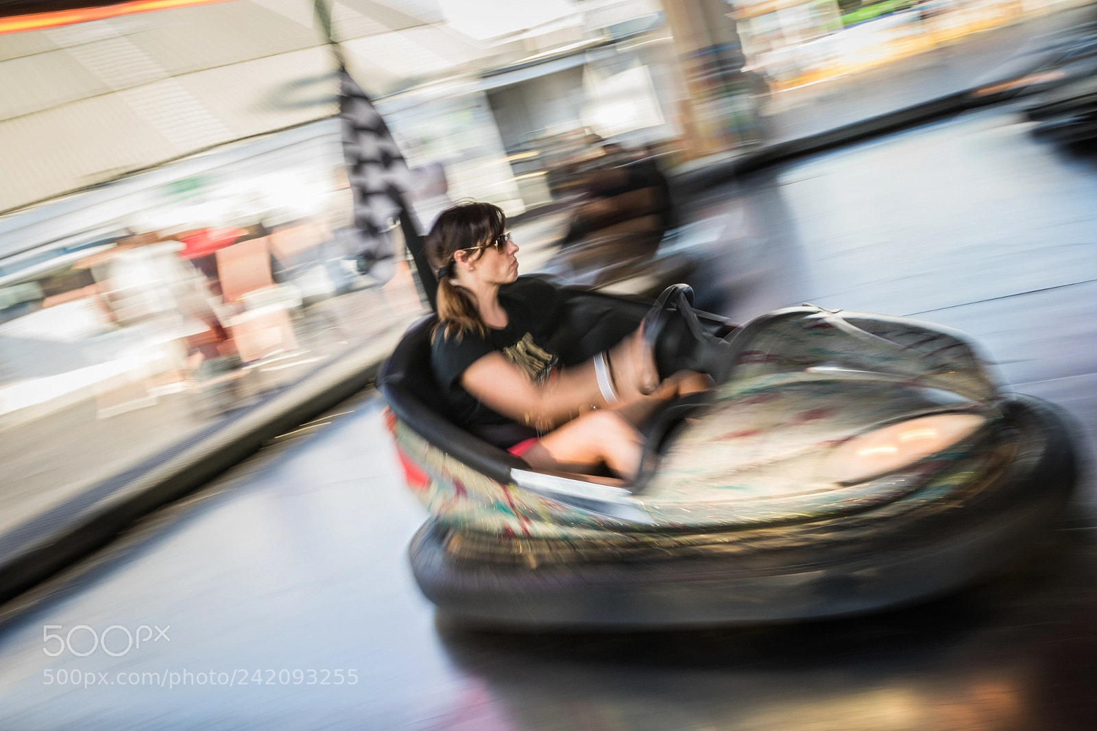 Canon EOS 7D Mark II sample photo. Bumper car photography
