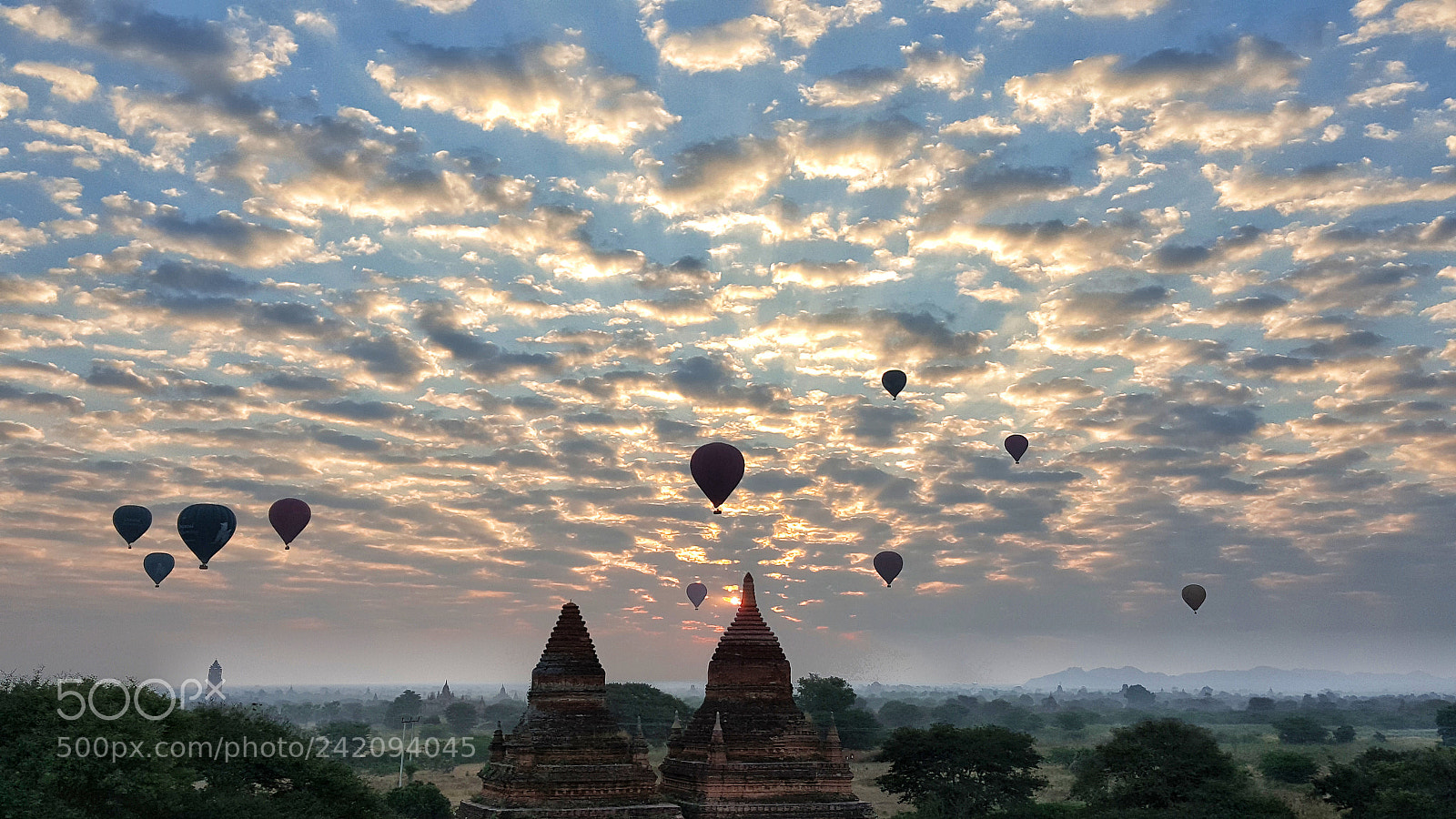 Samsung Galaxy Note5 sample photo. Sunrise in bagan photography