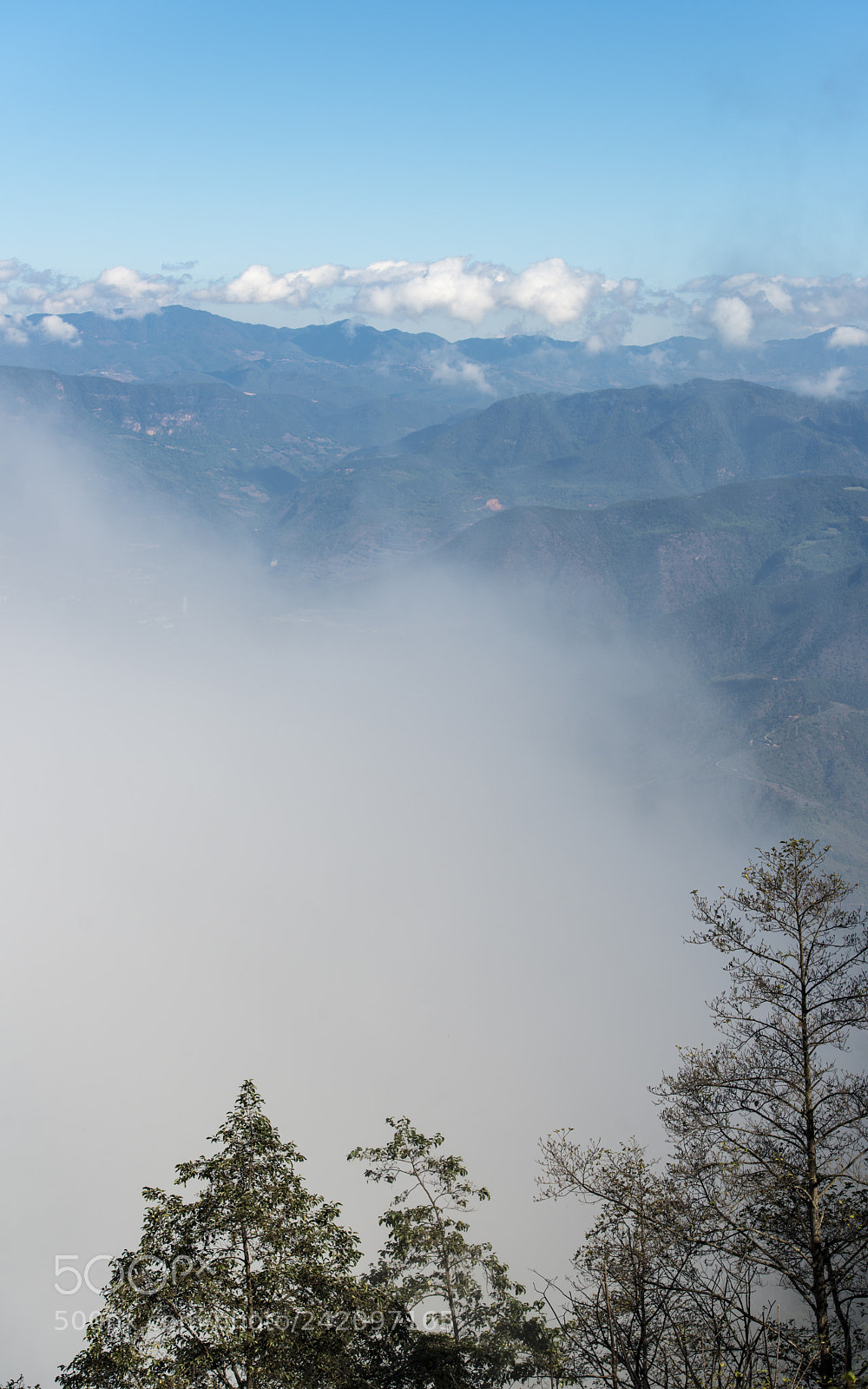 Nikon D800E sample photo. Cloud mountain foggy sea photography