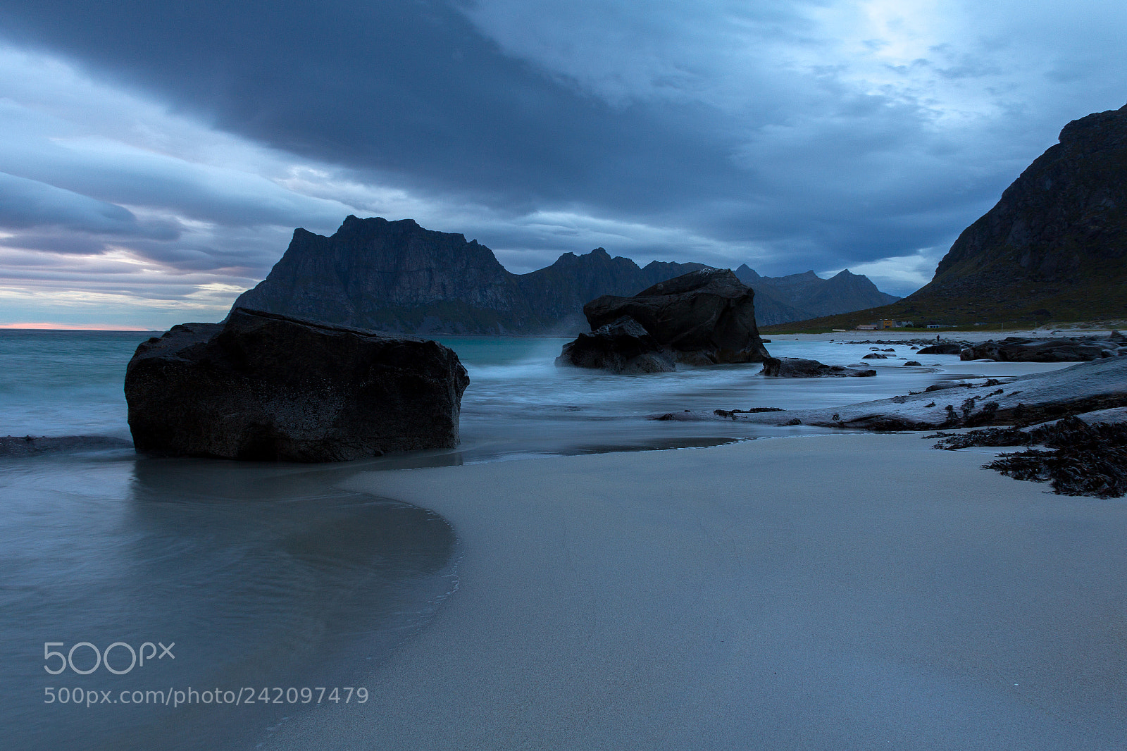 Canon EOS 60D sample photo. Blue hour at uttakleiv photography