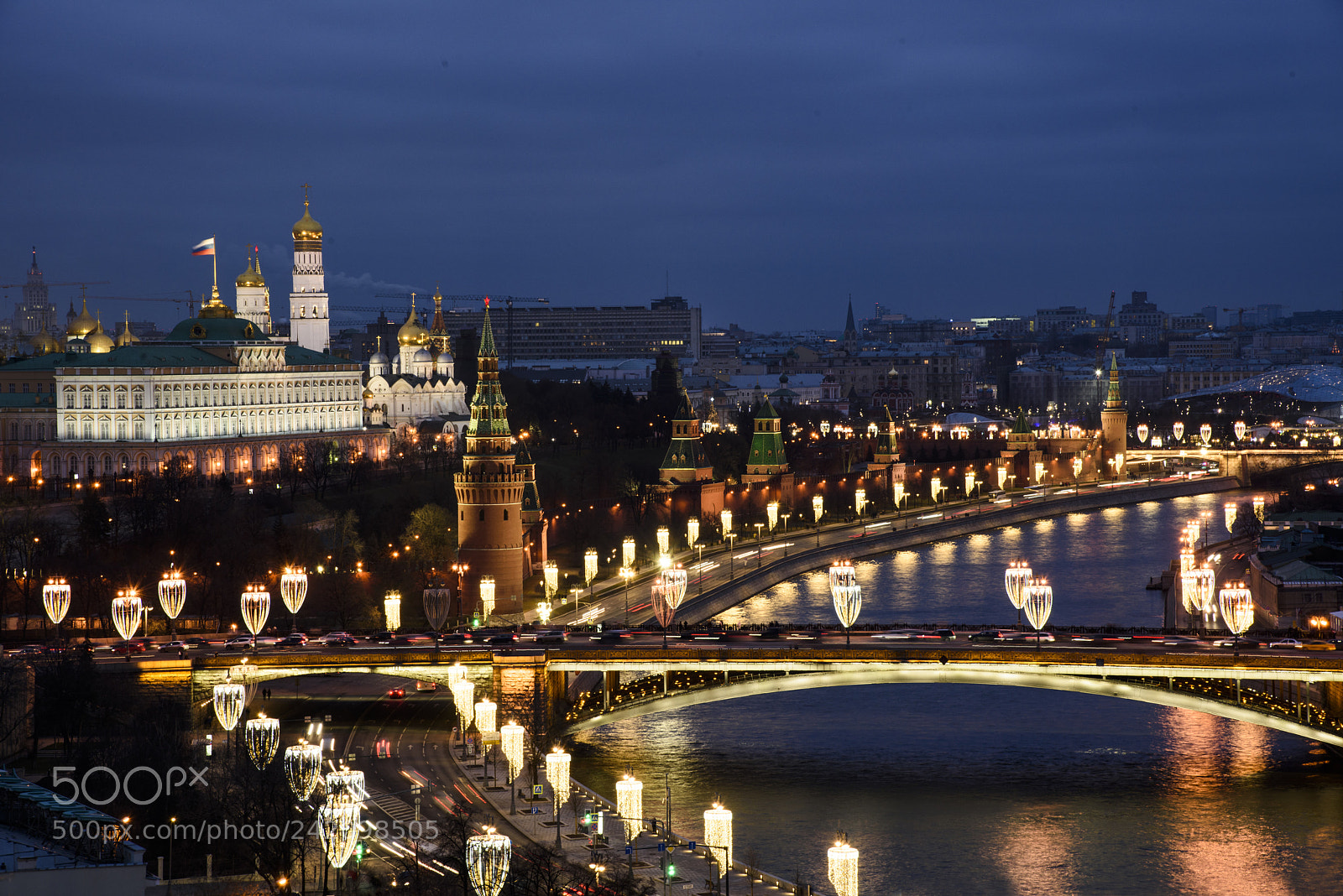 Nikon D810 sample photo. Moscow in winter photography