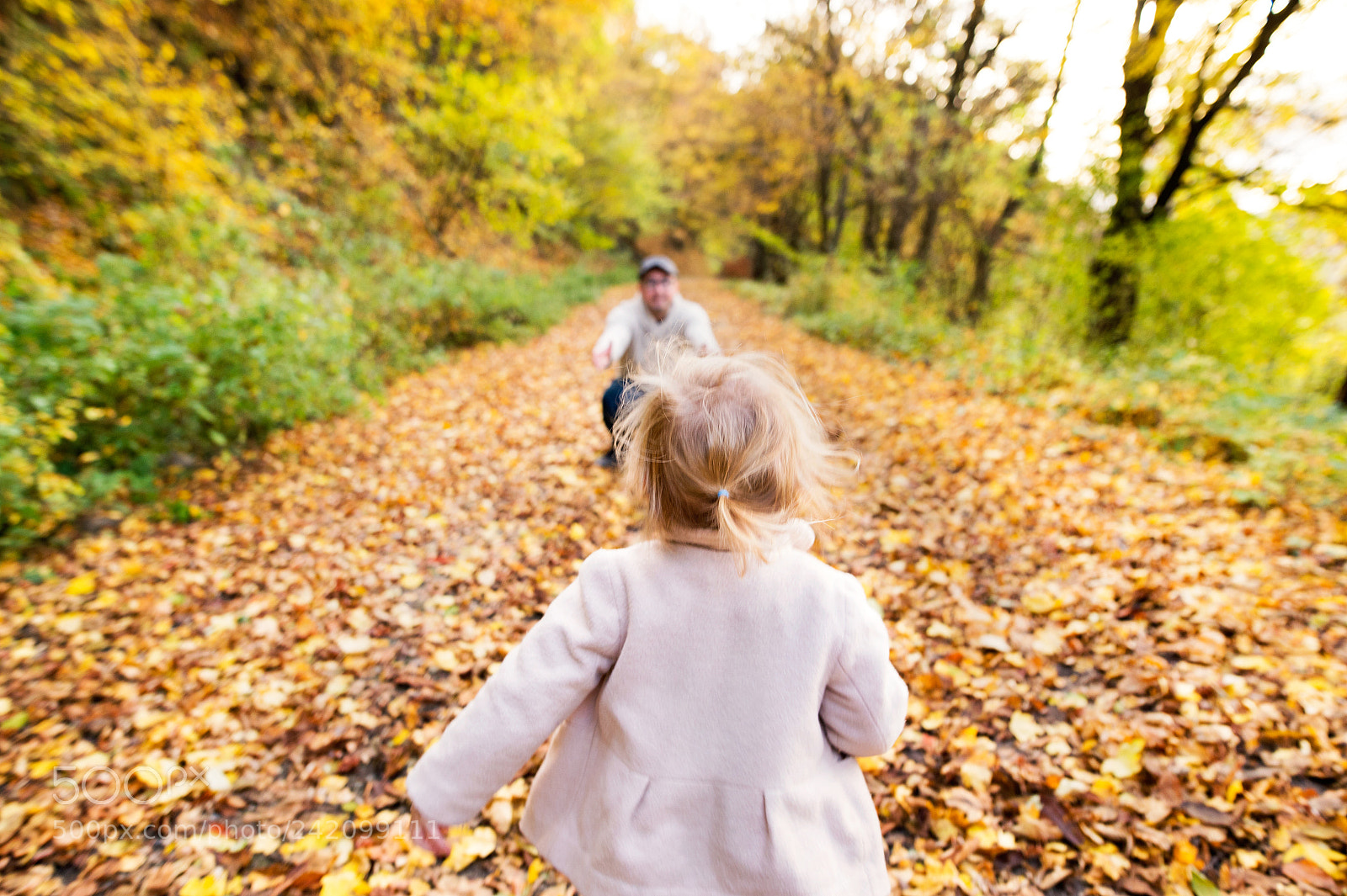 Nikon D4S sample photo. Little girl running to photography