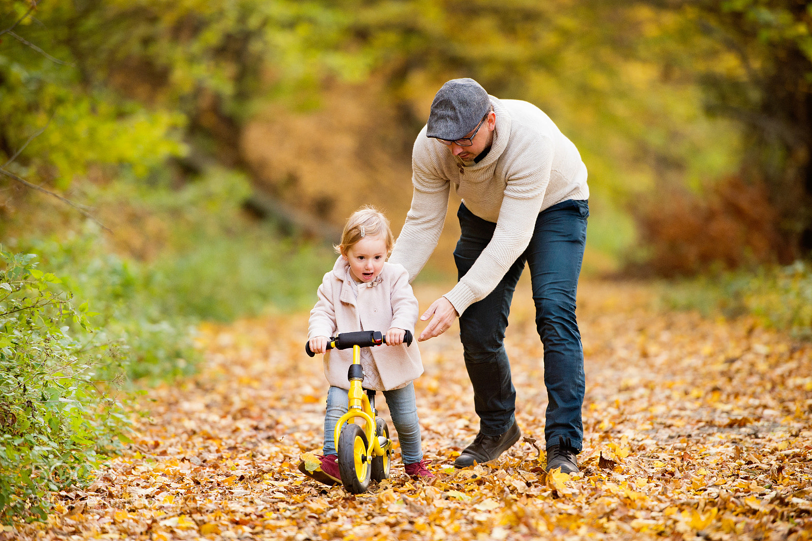 Nikon D4S sample photo. Father with little daughter photography