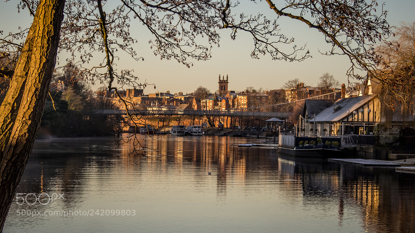 Olympus OM-D E-M10 sample photo. Chester riverside on a photography