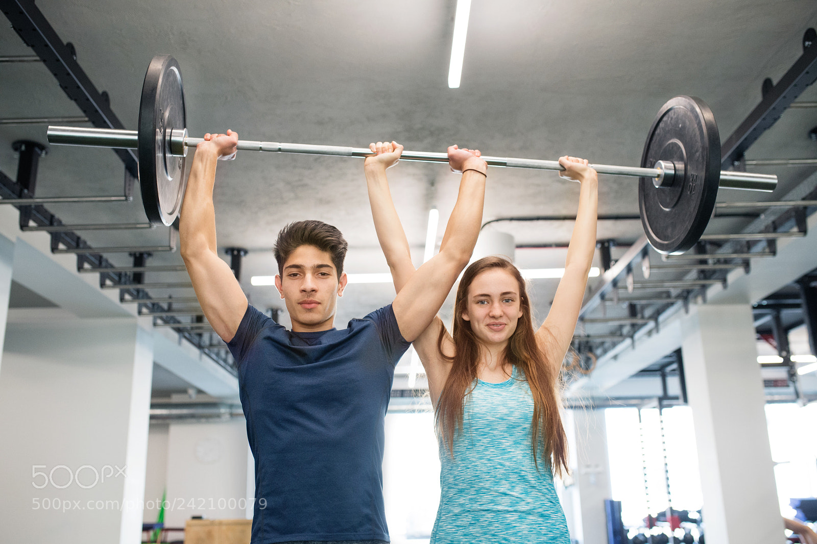 Nikon D5 sample photo. Young fit couple in photography