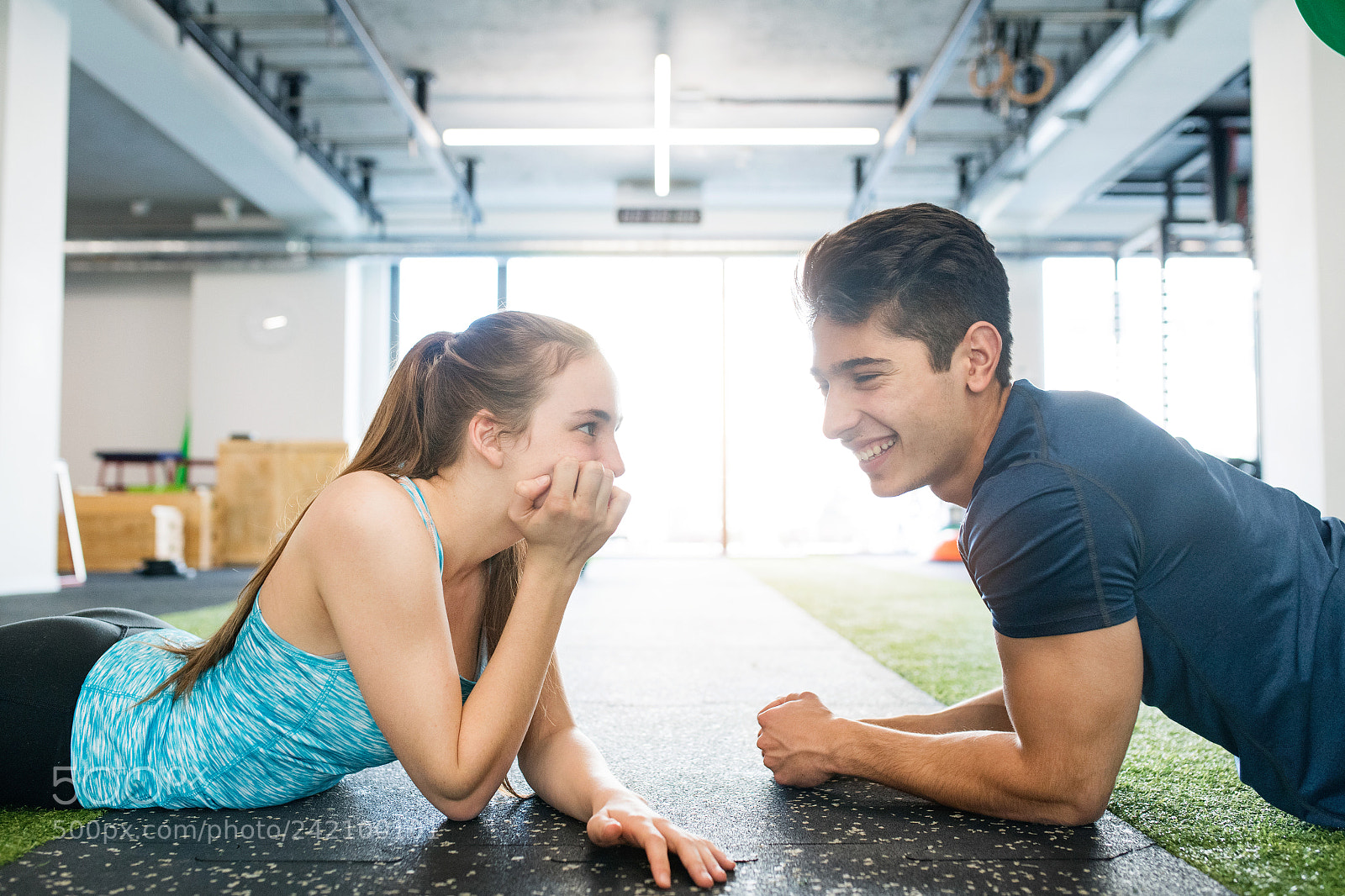 Nikon D5 sample photo. Young fit couple in photography