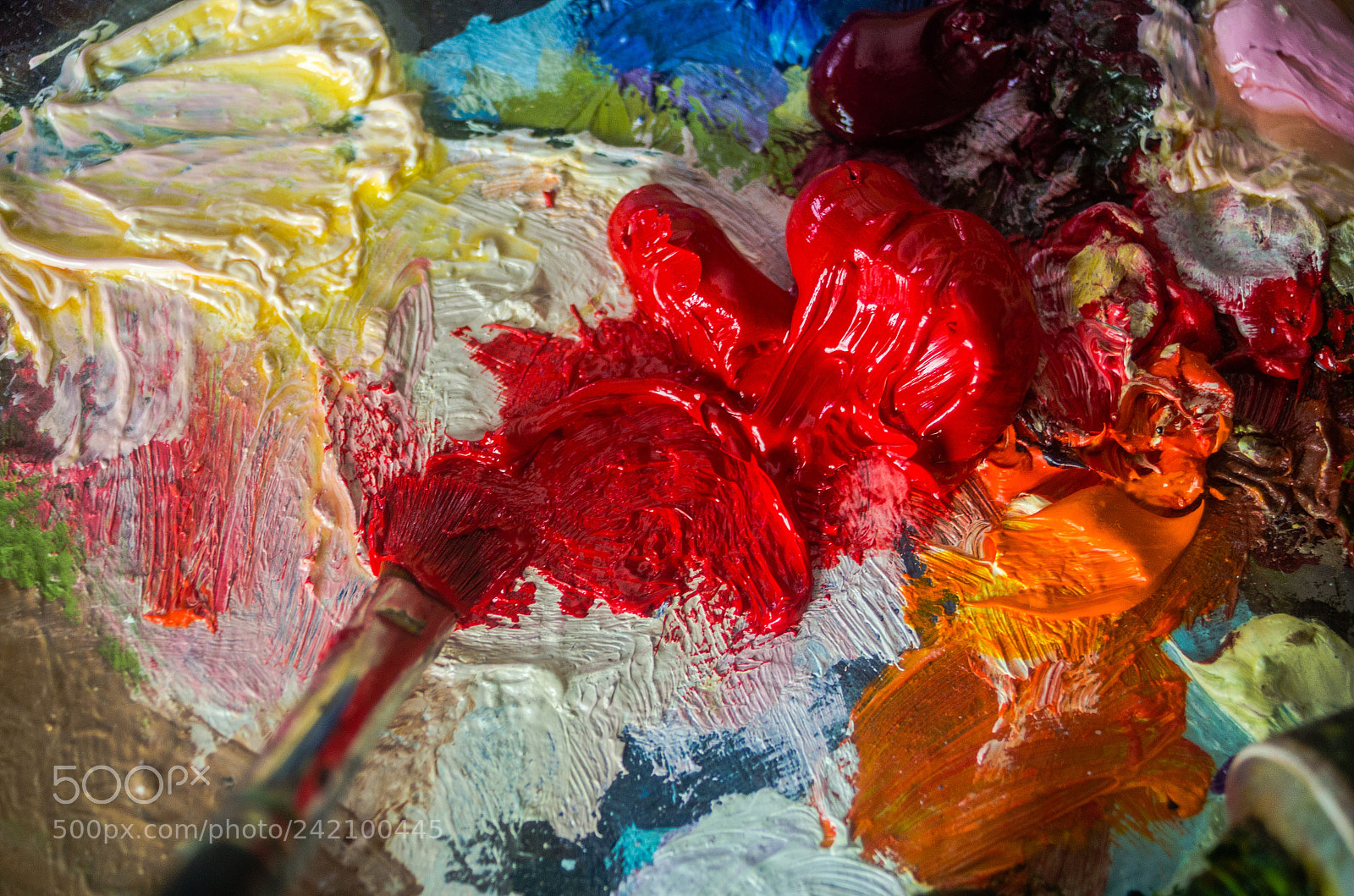 Nikon D7000 sample photo. Art painting abstract background. photography