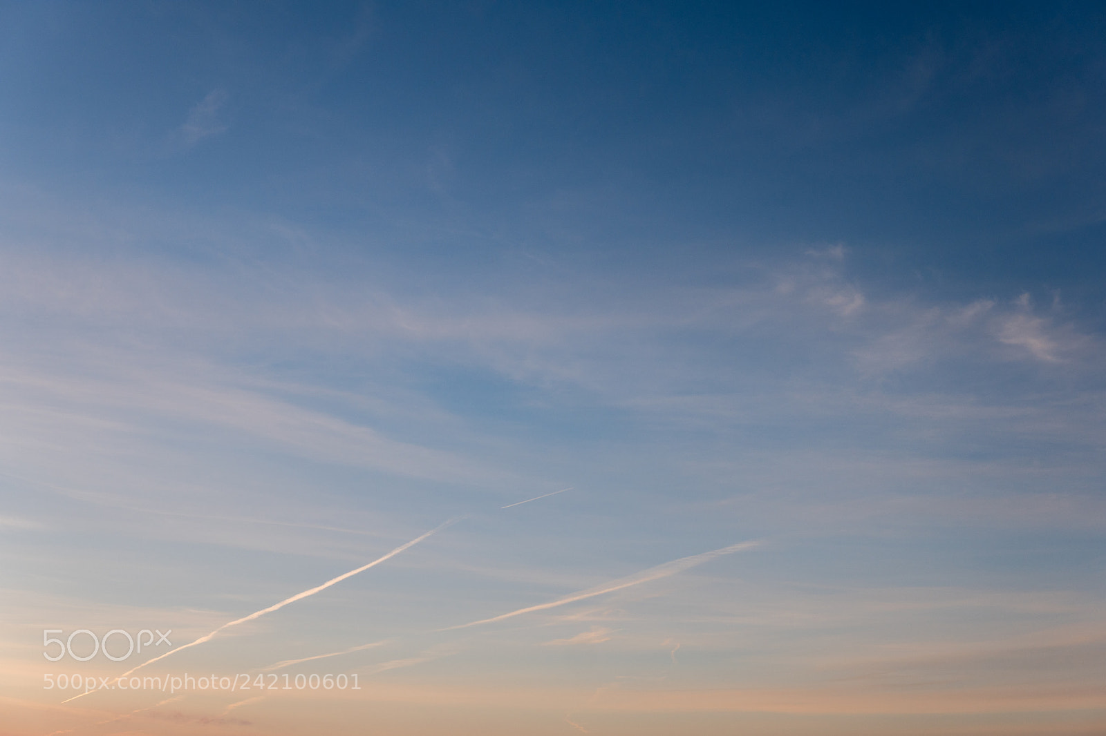 Sony a6500 sample photo. A blue sky pattern photography