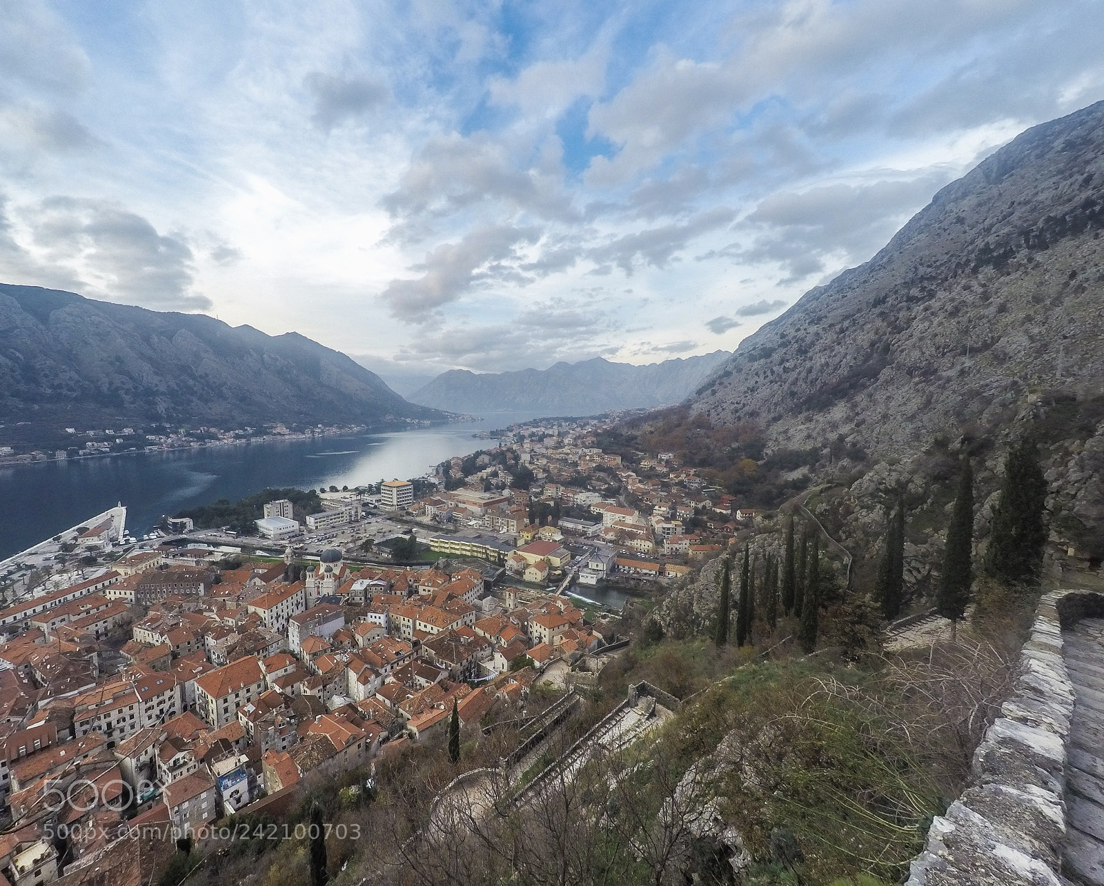 GoPro HERO4 Black sample photo. Rooftops of kotor photography