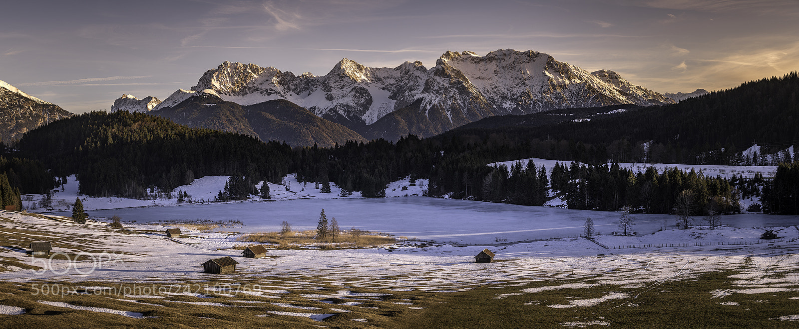 Nikon D850 sample photo. Zugspitze sunset photography