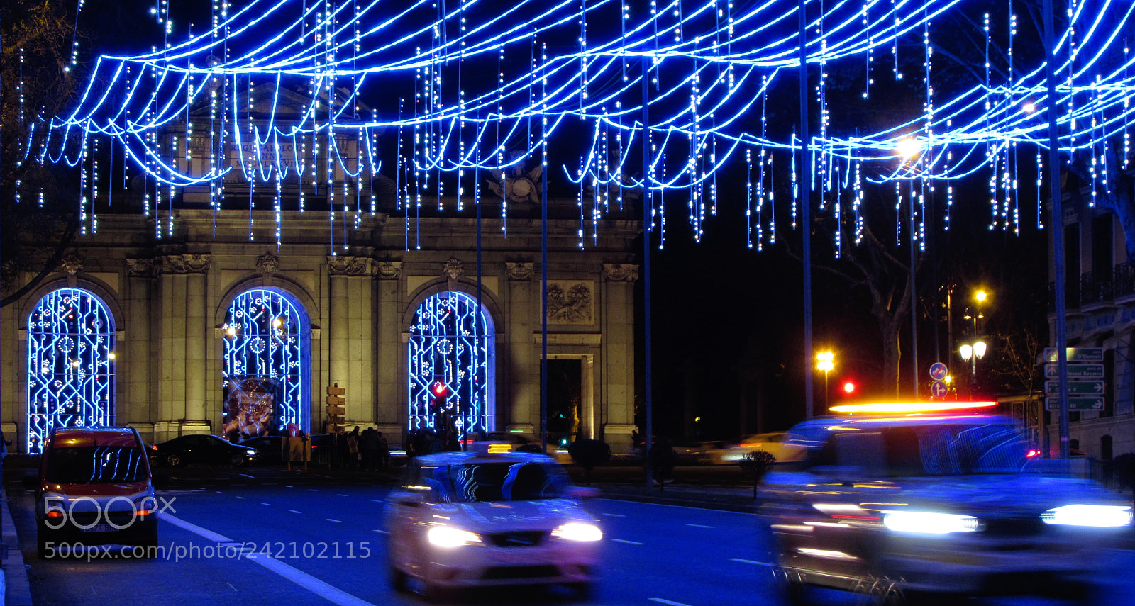 Canon PowerShot SX510 HS sample photo. Christmas lights in alcala photography