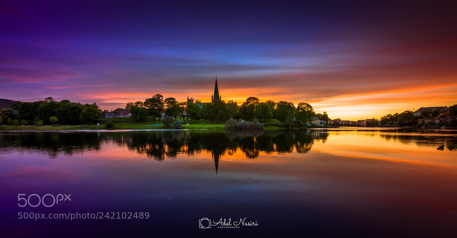 Nikon D800 sample photo. Summer night in trondheim photography