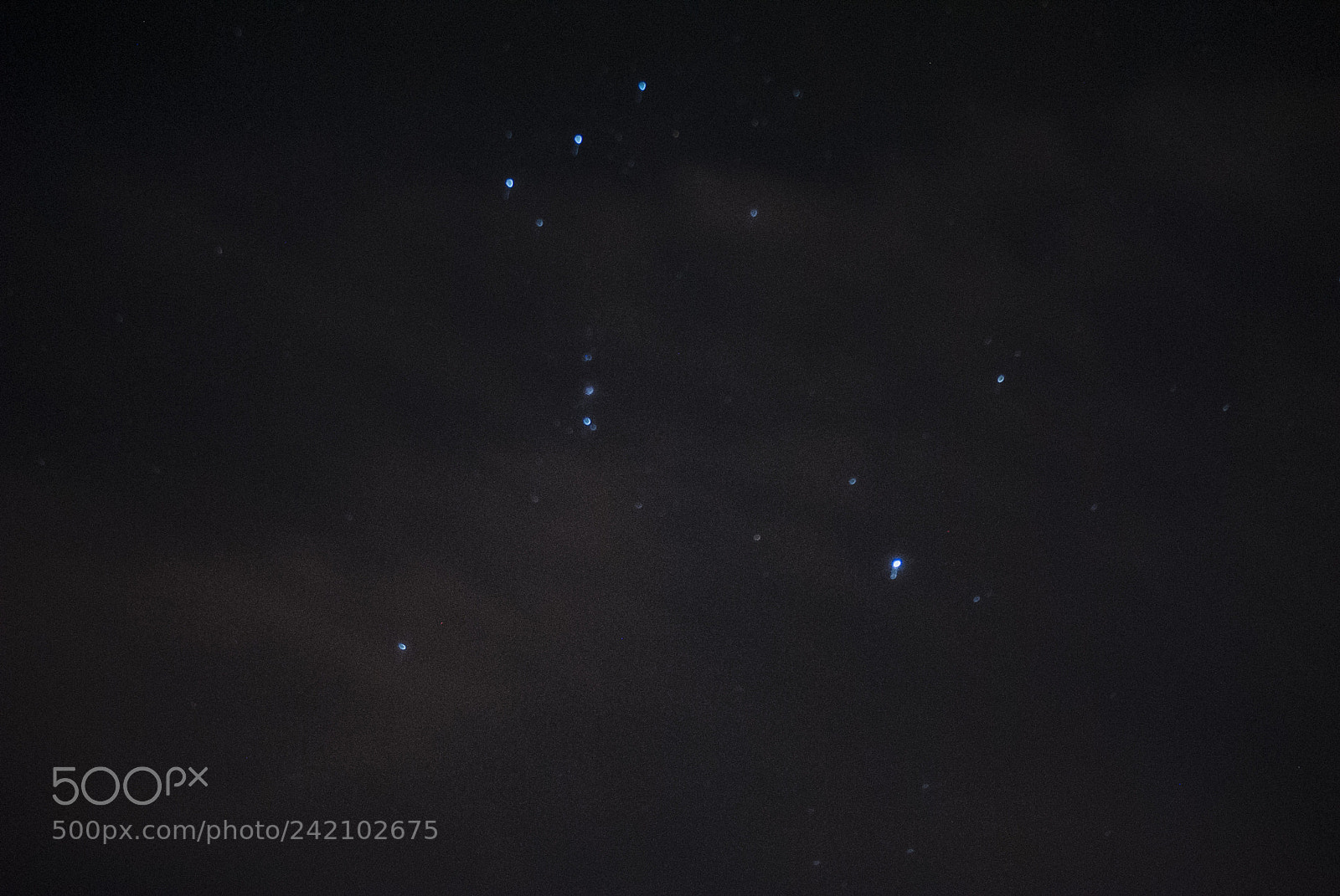 Nikon D3000 sample photo. Orion’s belt photography