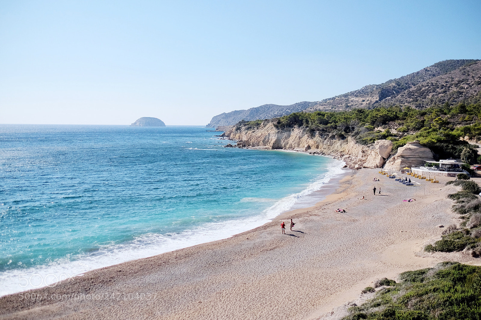 Fujifilm X-T1 sample photo. Distant beach near kritinia photography