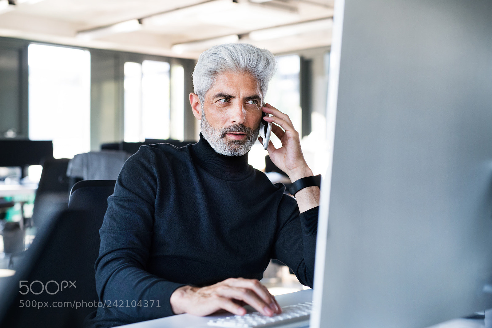 Nikon D5 sample photo. Mature businessman in the photography