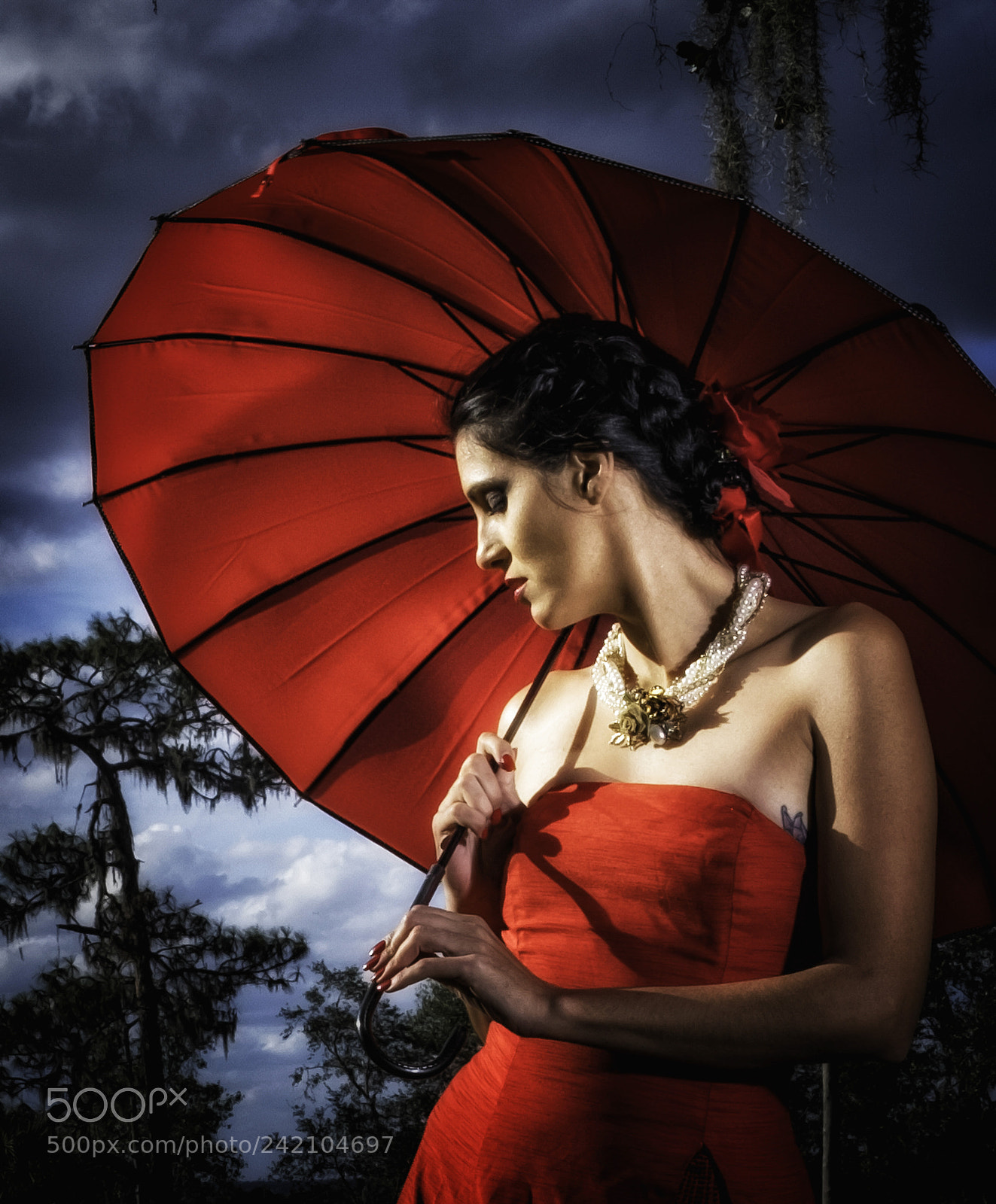 Fujifilm X-T2 sample photo. Lady in red photography