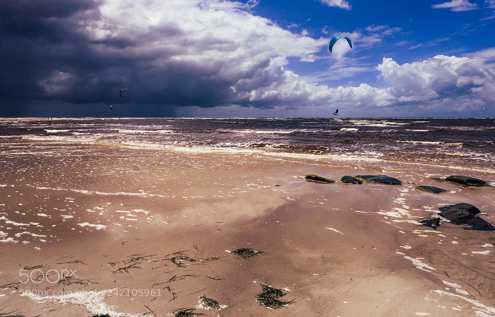 Canon EOS 5D sample photo. Kite surf into the photography