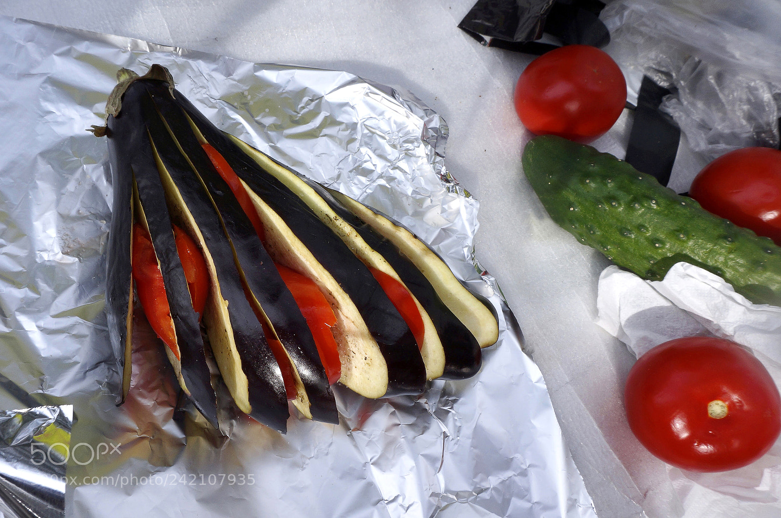 Sony Alpha NEX-3N sample photo. Bake the eggplant in photography