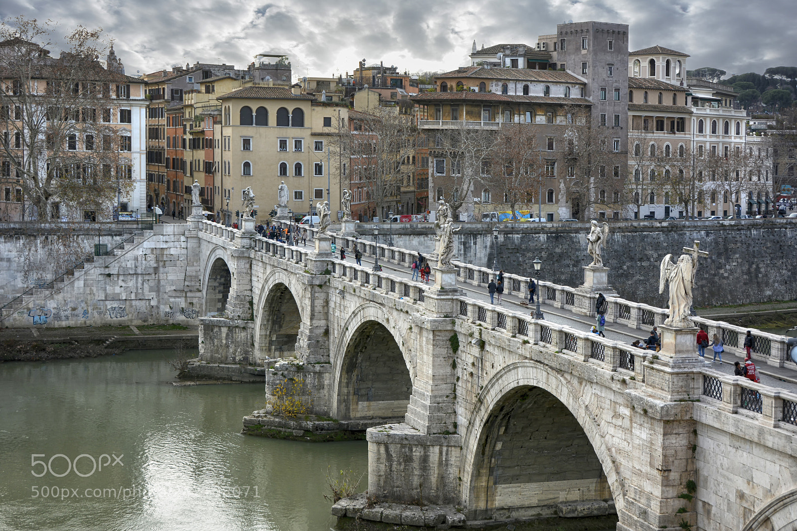 Nikon D7100 sample photo. Ponte sant’angelo rome photography