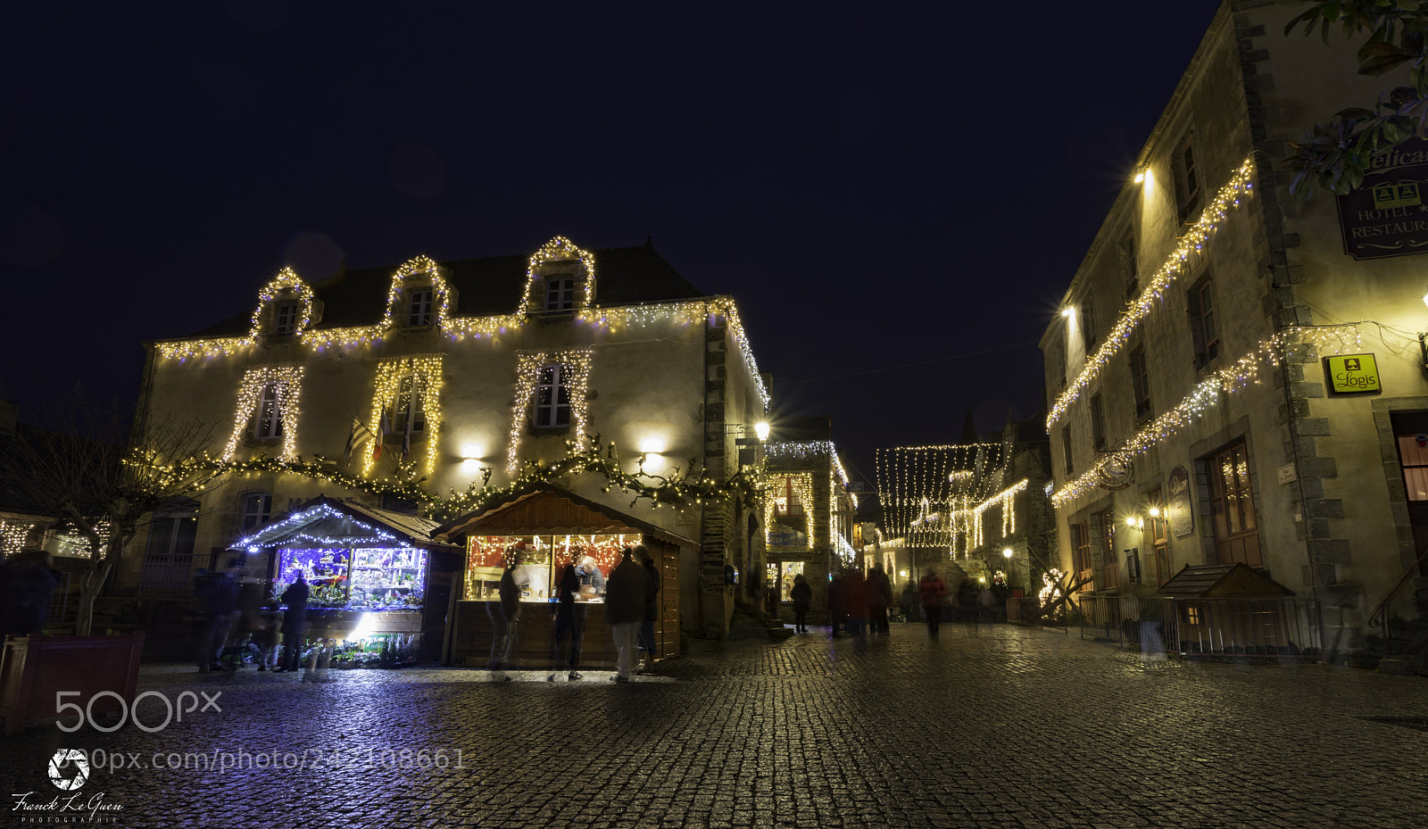 Nikon D7100 sample photo. Rochefort-en-terre christmas illumination - 4 photography