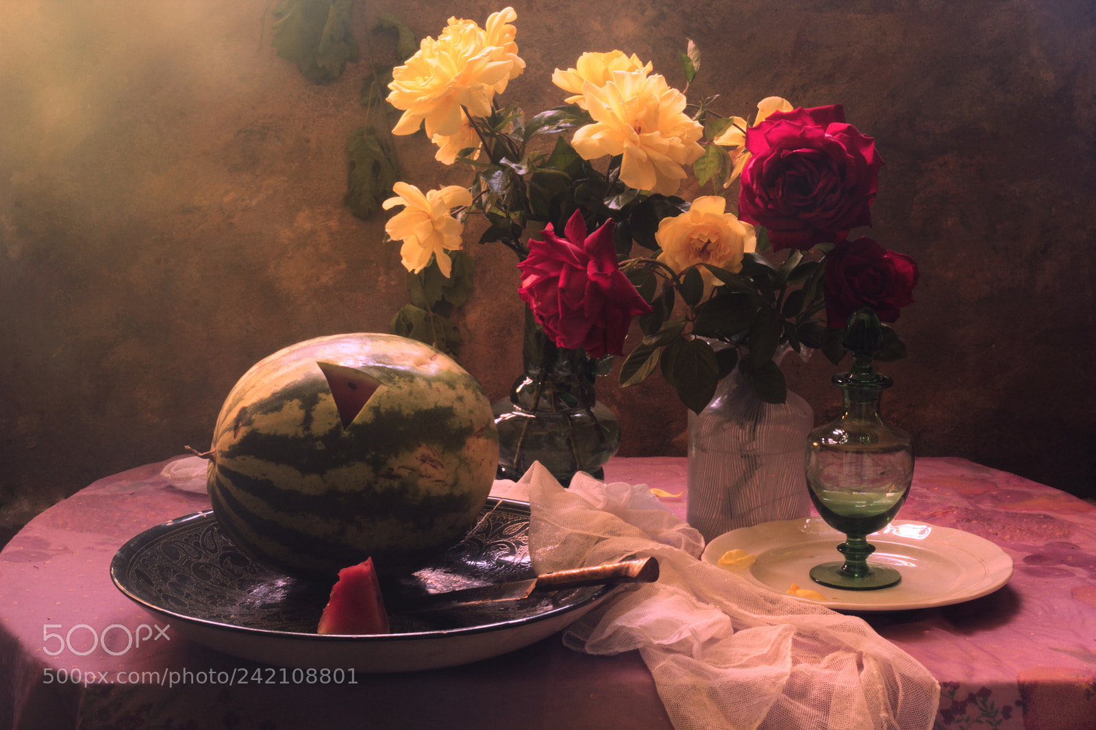 Canon EOS 60D sample photo. Still life with roses photography