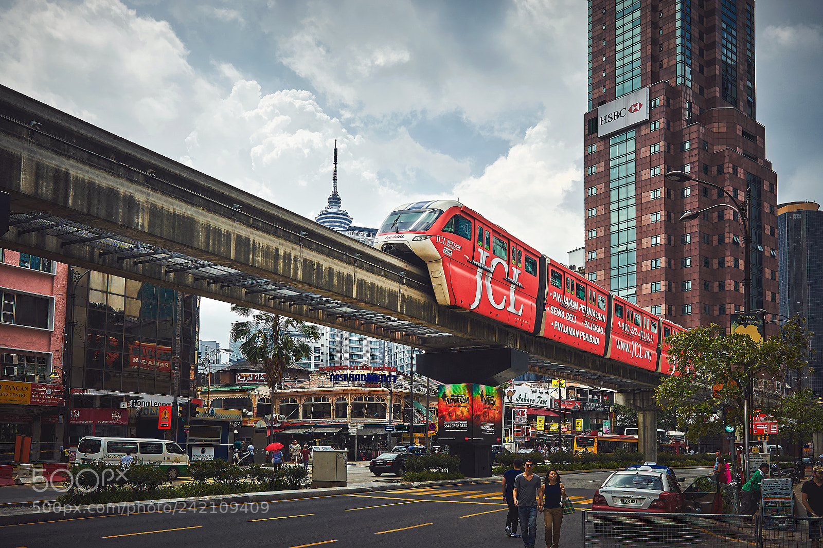 Sony a7 II sample photo. Monorail in kuala lumpur photography