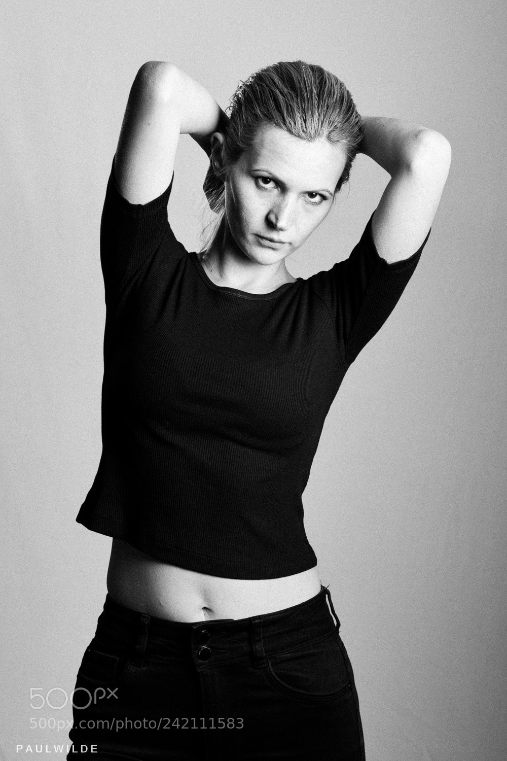 Nikon D810 sample photo. Elena studio monochrome photography
