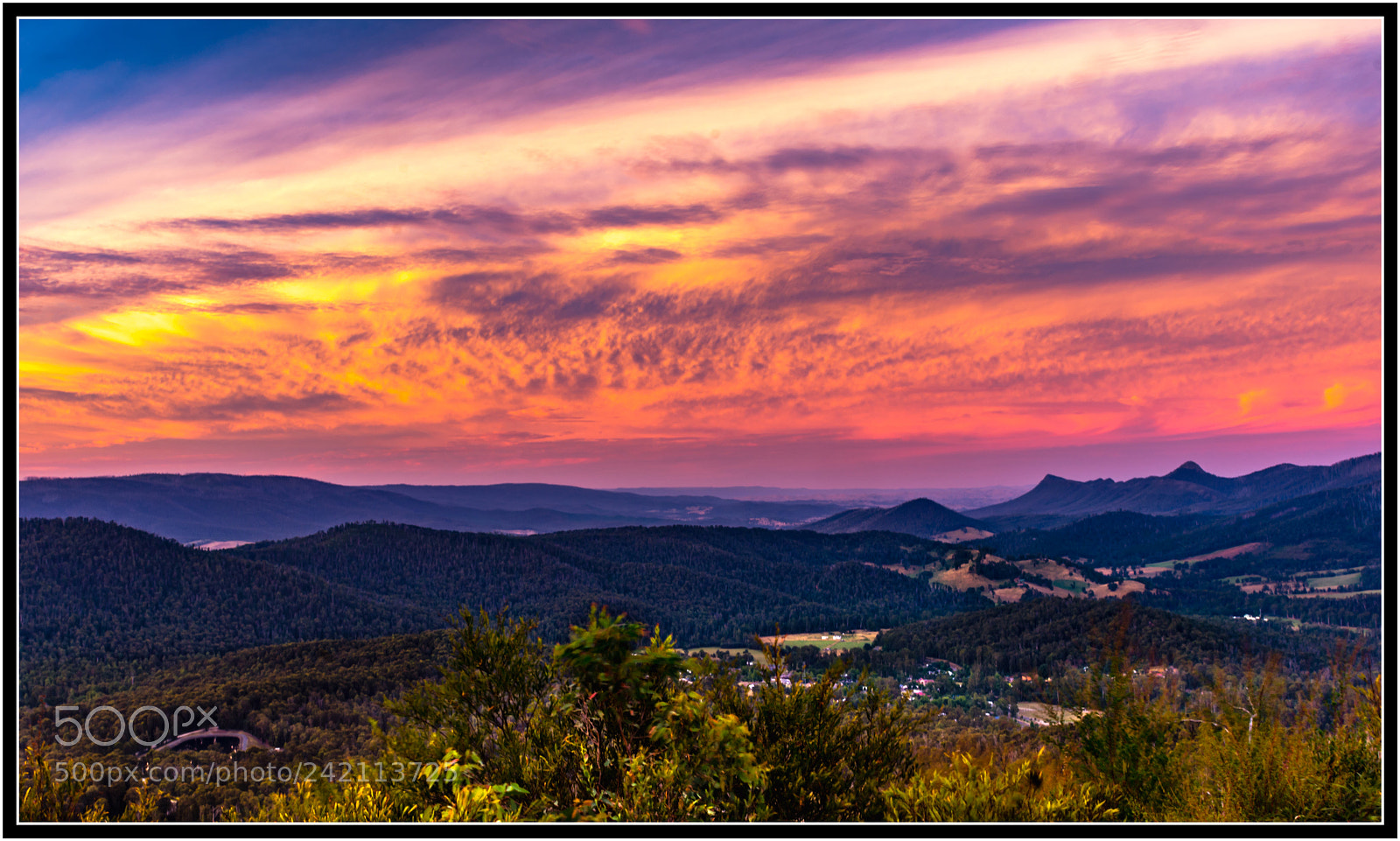 Nikon D7200 sample photo. Magical sunset over marysville... photography
