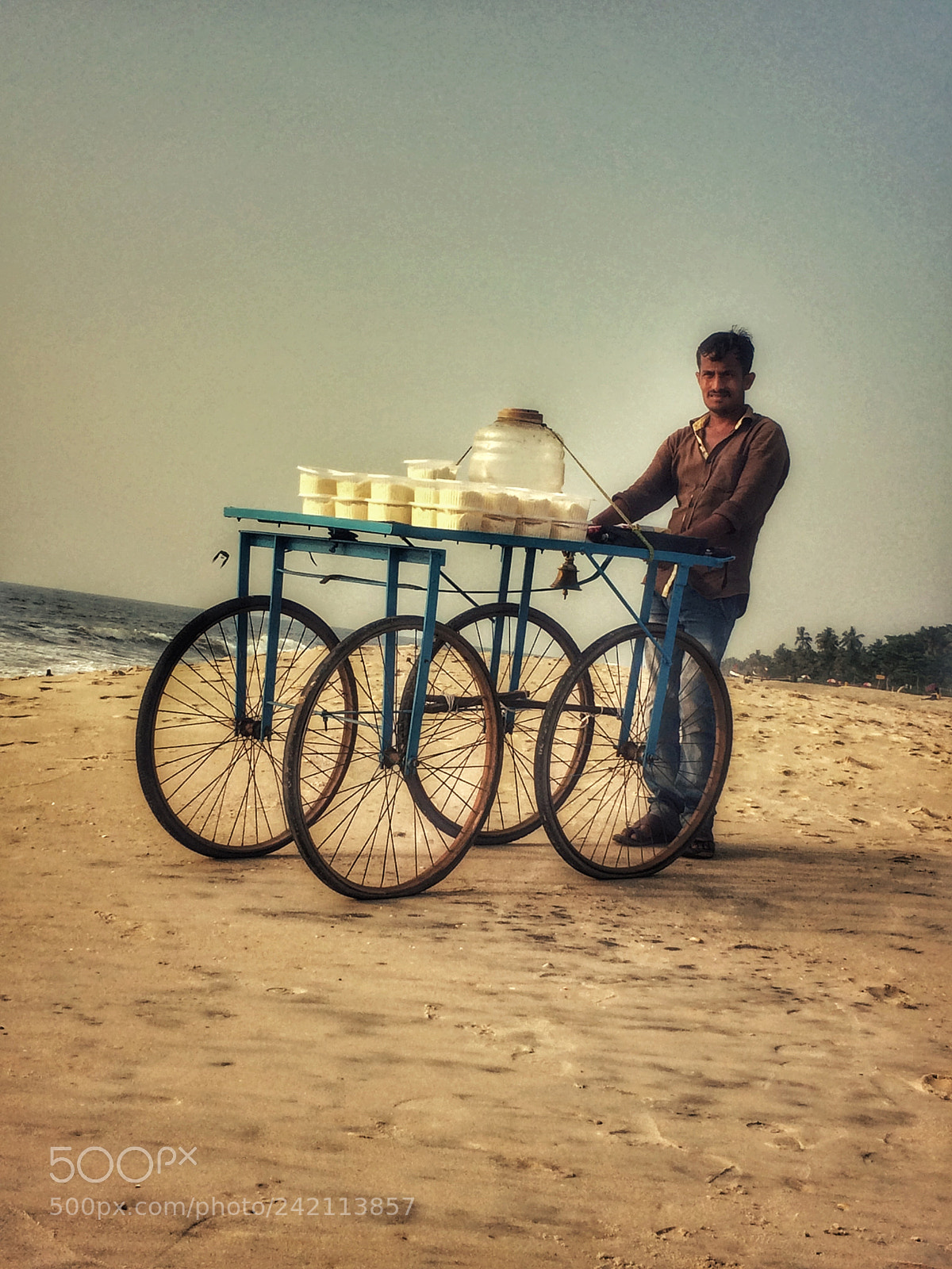 Apple iPhone 5s sample photo. Sweet shop at beach photography