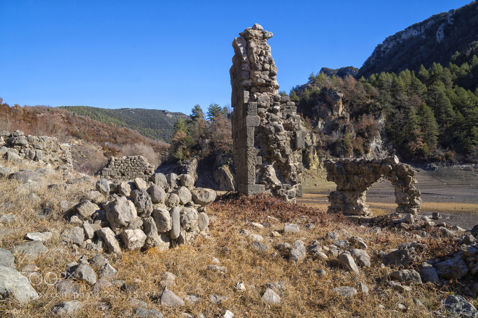 Sony a6500 sample photo. Remains of ancient monastery photography