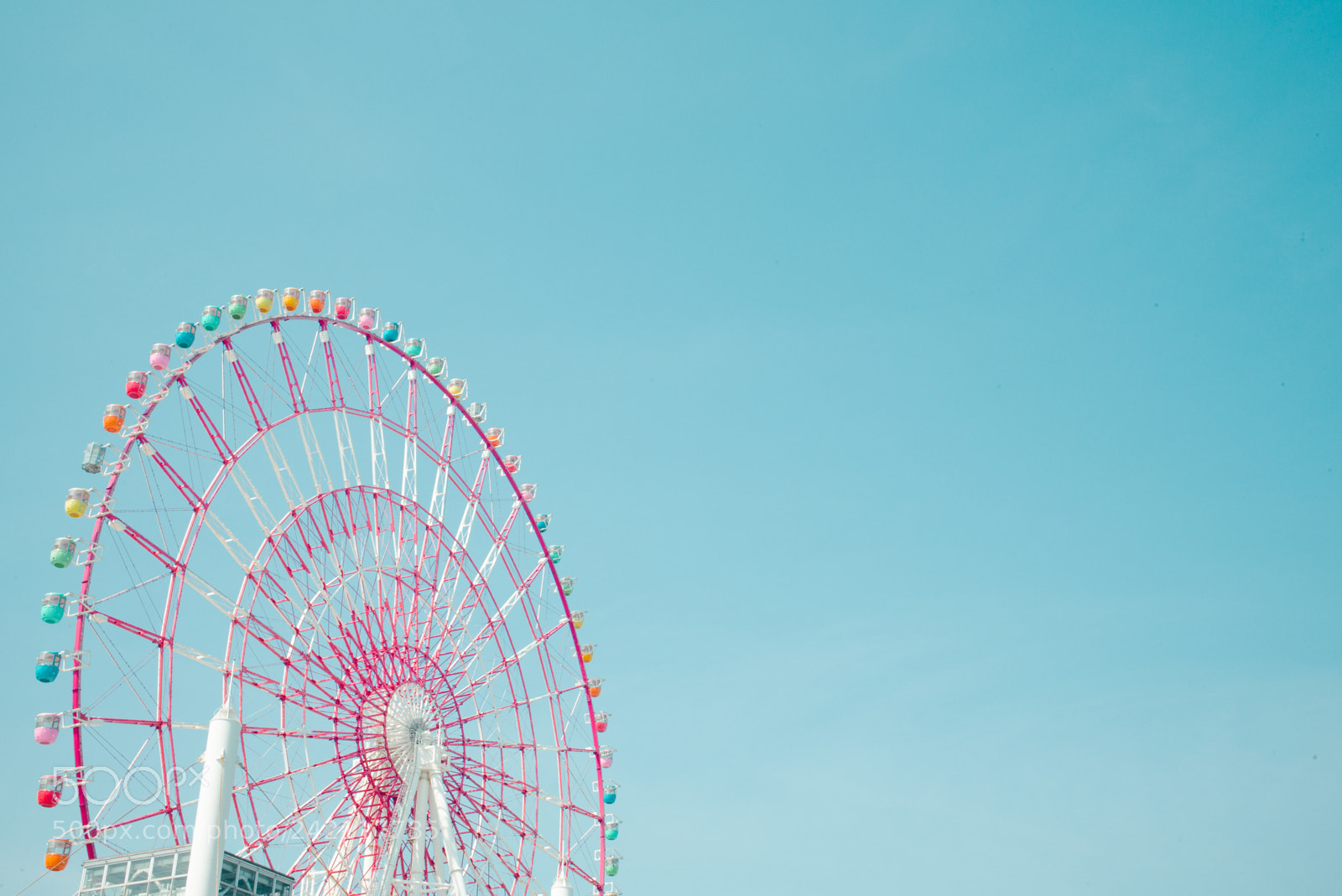 Leica M (Typ 240) sample photo. Ferris wheel with blue photography
