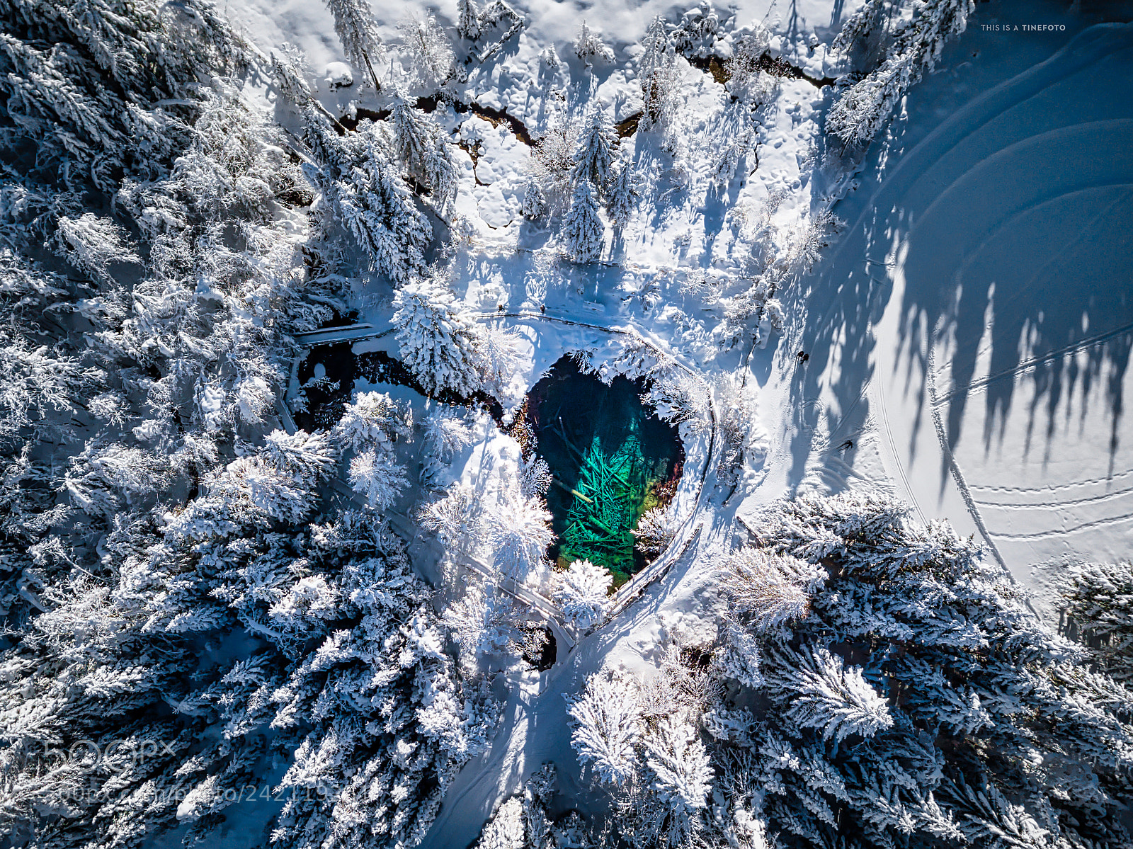 DJI FC220 sample photo. Bodental langlaufen 2017-12-03 photography