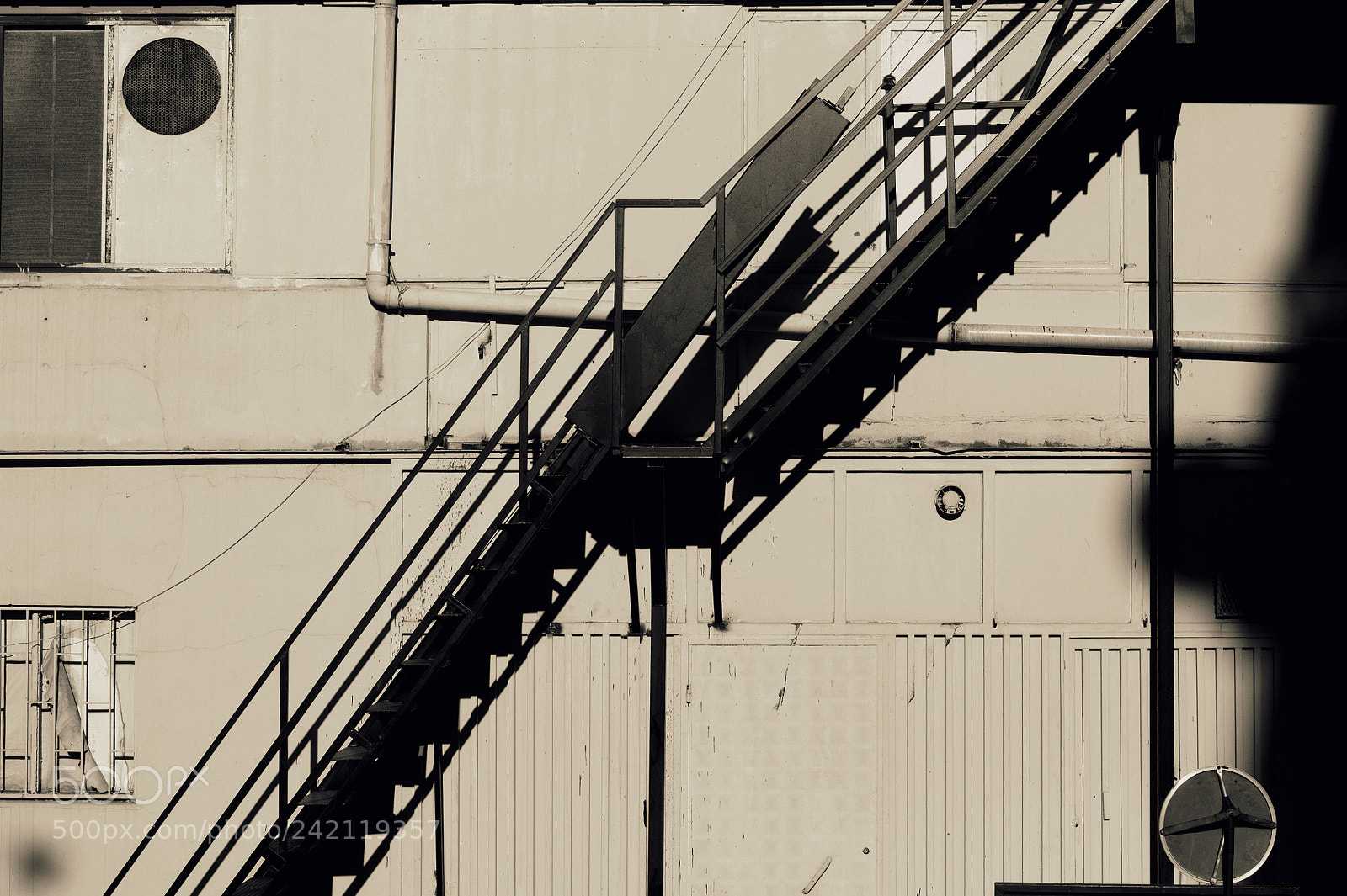 Nikon D5000 sample photo. Lost stairs photography