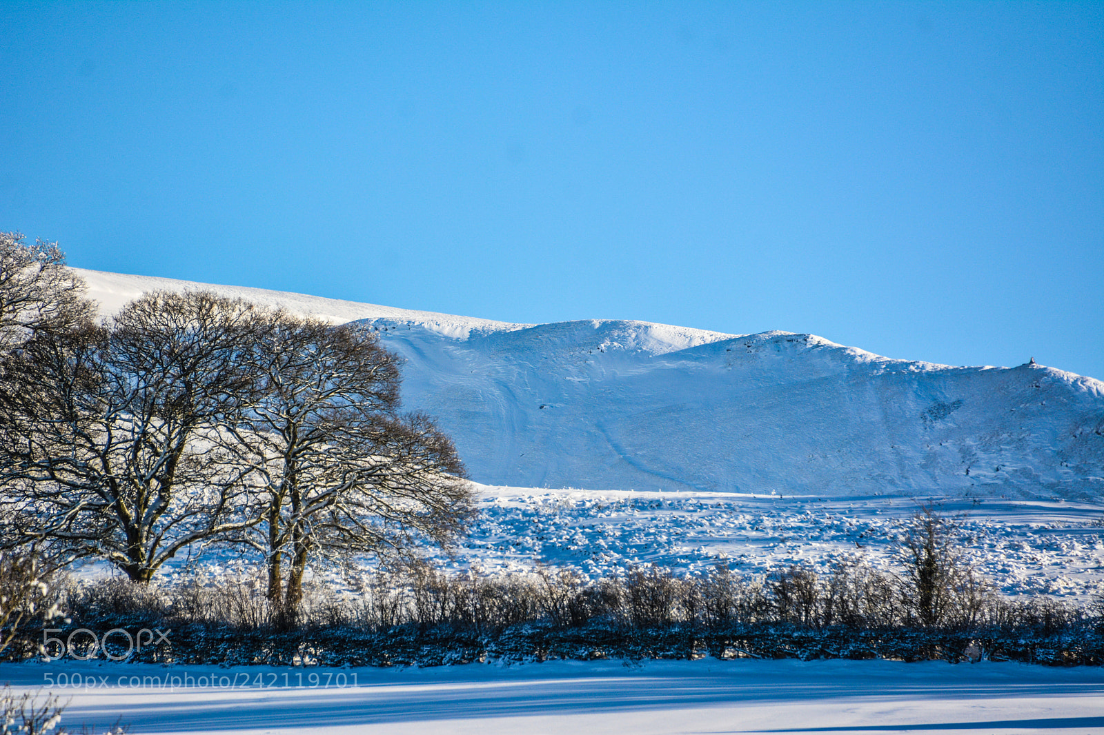 Nikon D7100 sample photo. Snow in the berecon photography