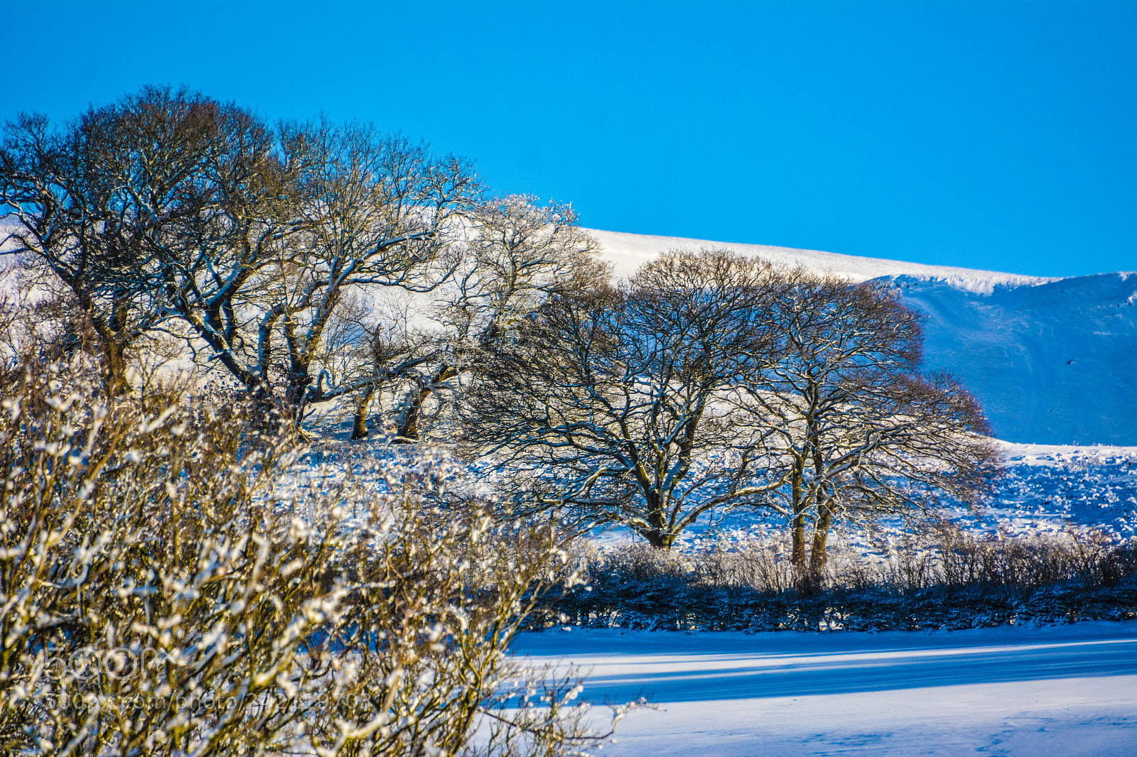 Nikon D7100 sample photo. Snow in the berecon photography