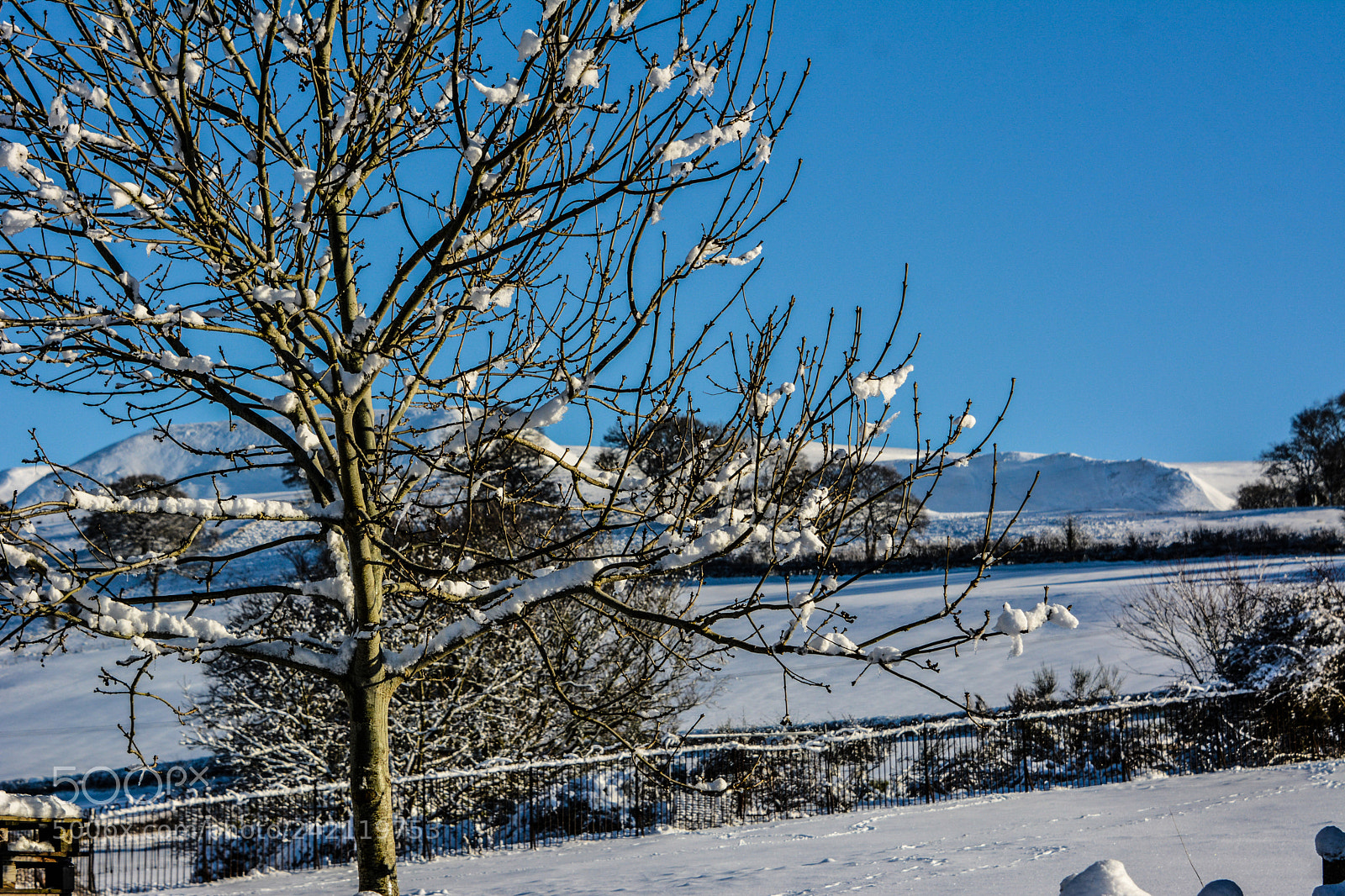Nikon D7100 sample photo. Snow in the berecon photography