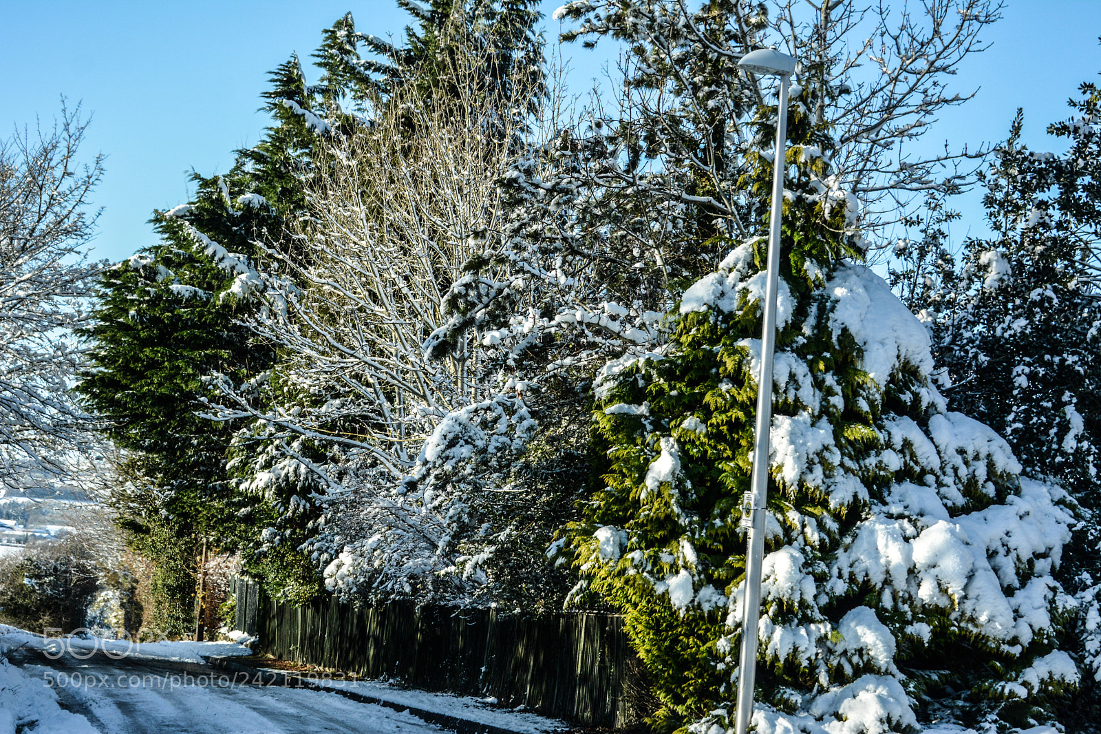 Nikon D7100 sample photo. Snow in the berecon photography