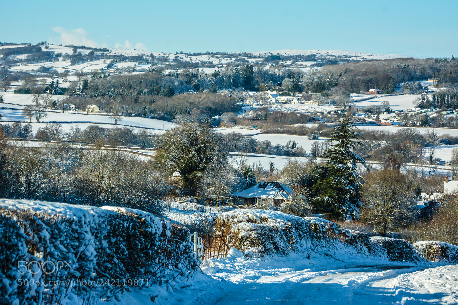 Nikon D7100 sample photo. Snow in the berecon photography