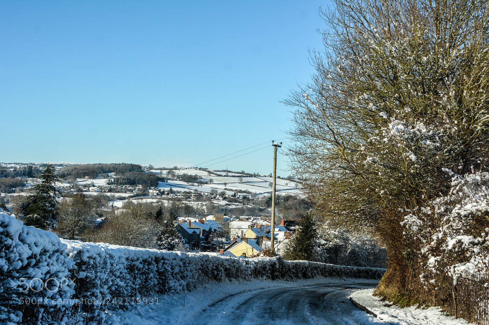 Nikon D7100 sample photo. Snow in the berecon photography