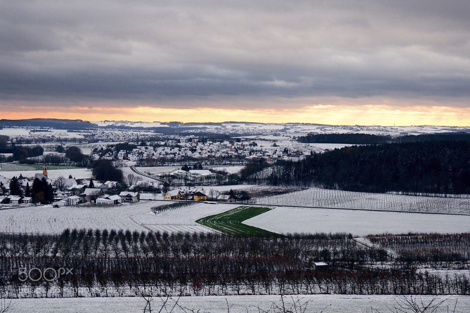 Nikon D3100 sample photo. On a winter's evening photography