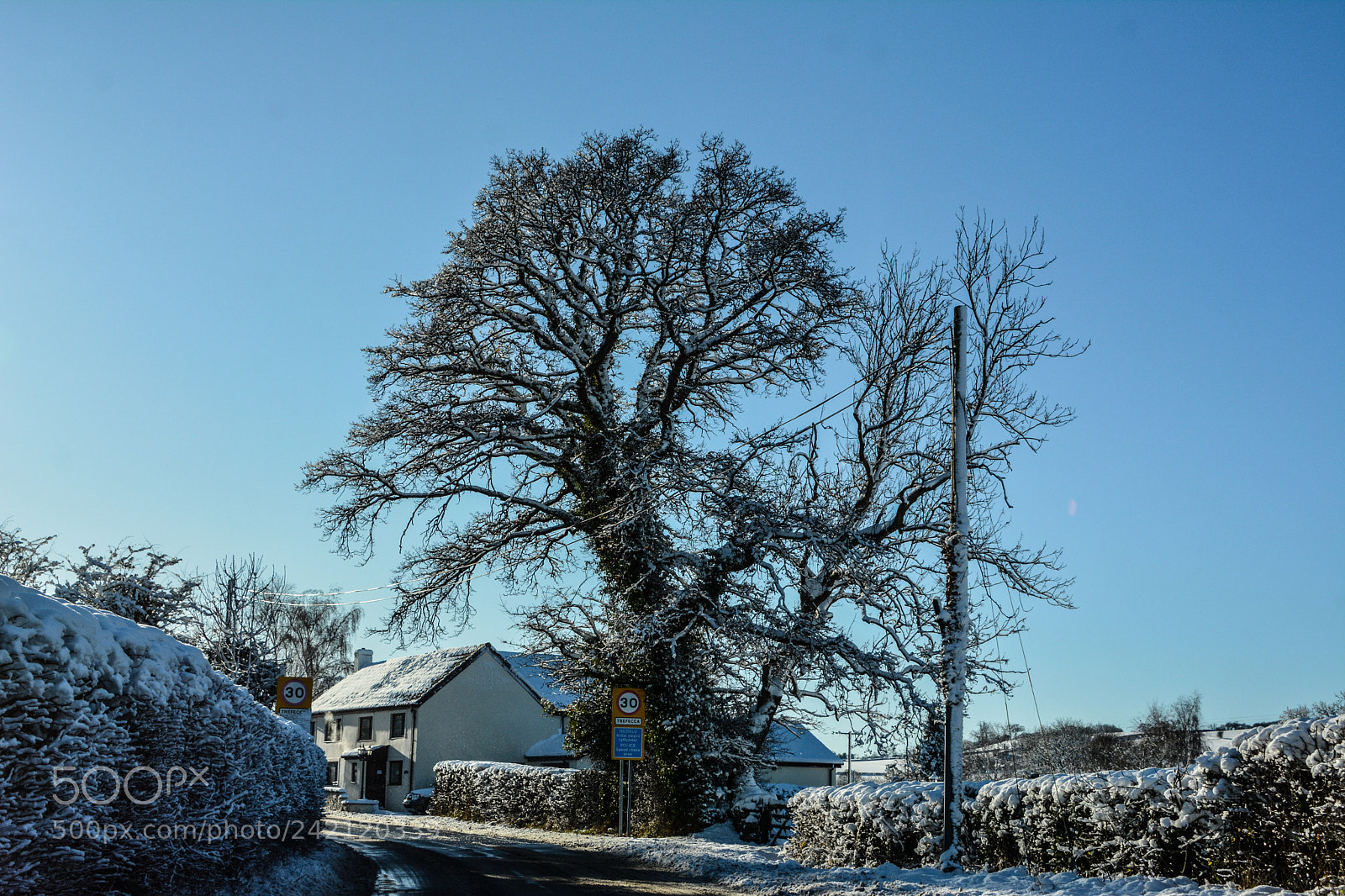 Nikon D7100 sample photo. Snow in the brecon photography