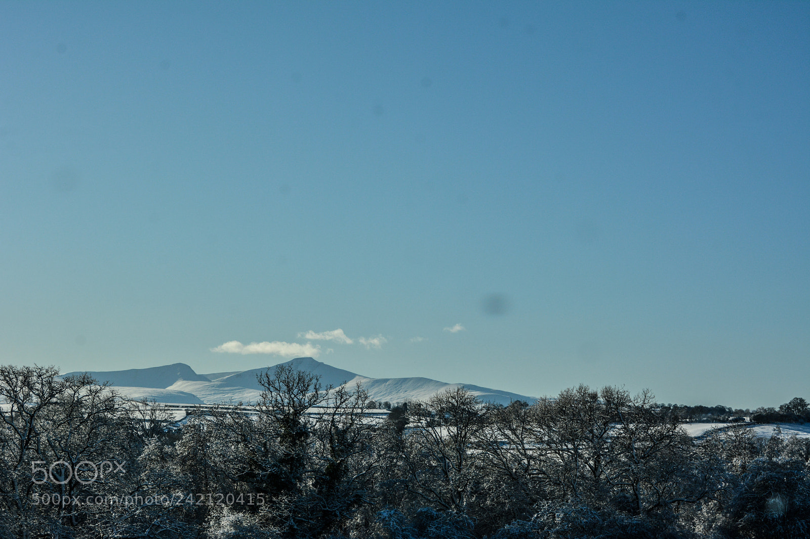 Nikon D7100 sample photo. Snow in the brecon photography