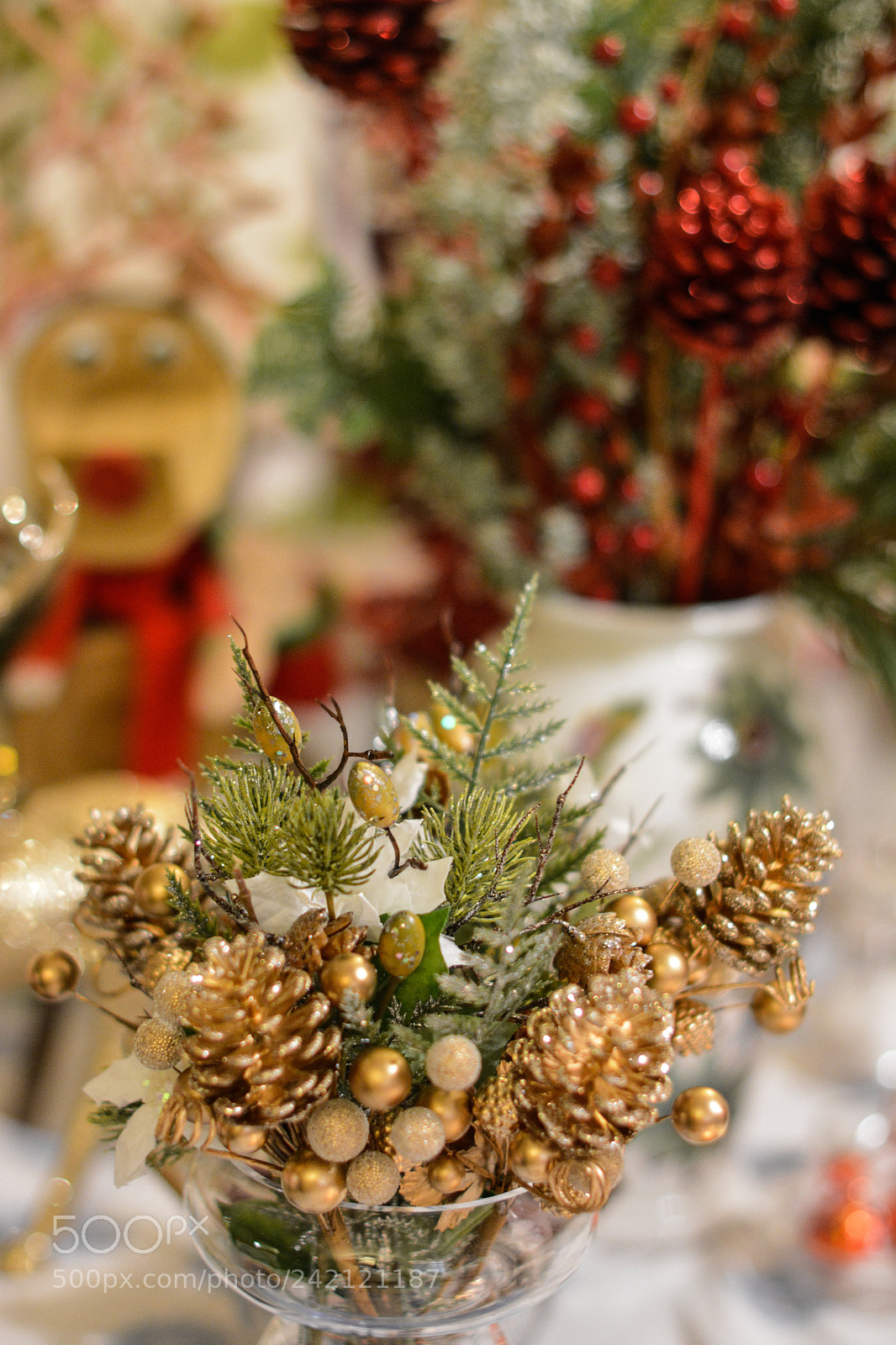Nikon D7100 sample photo. Christmas table decoration photography